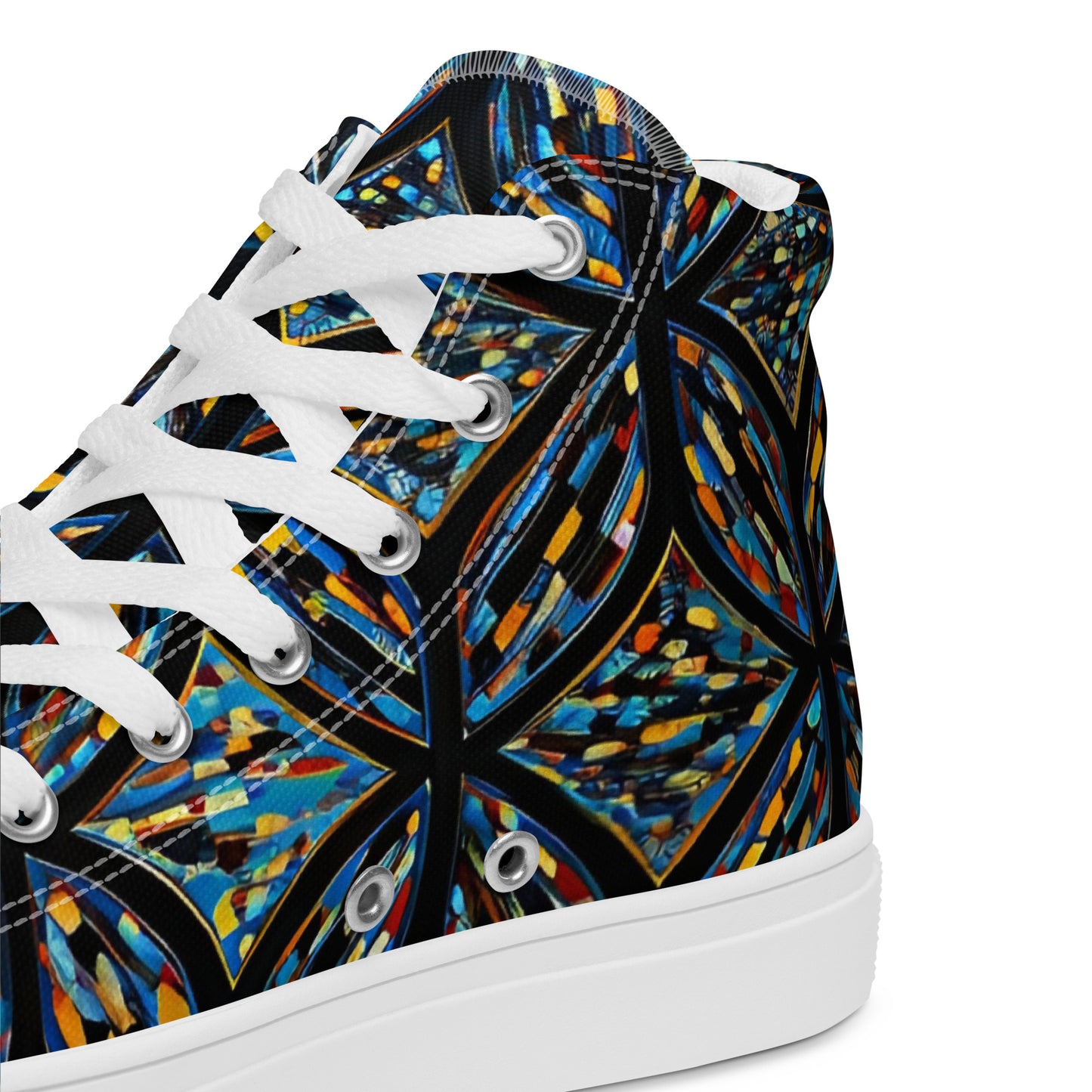 Women’s high top canvas shoes