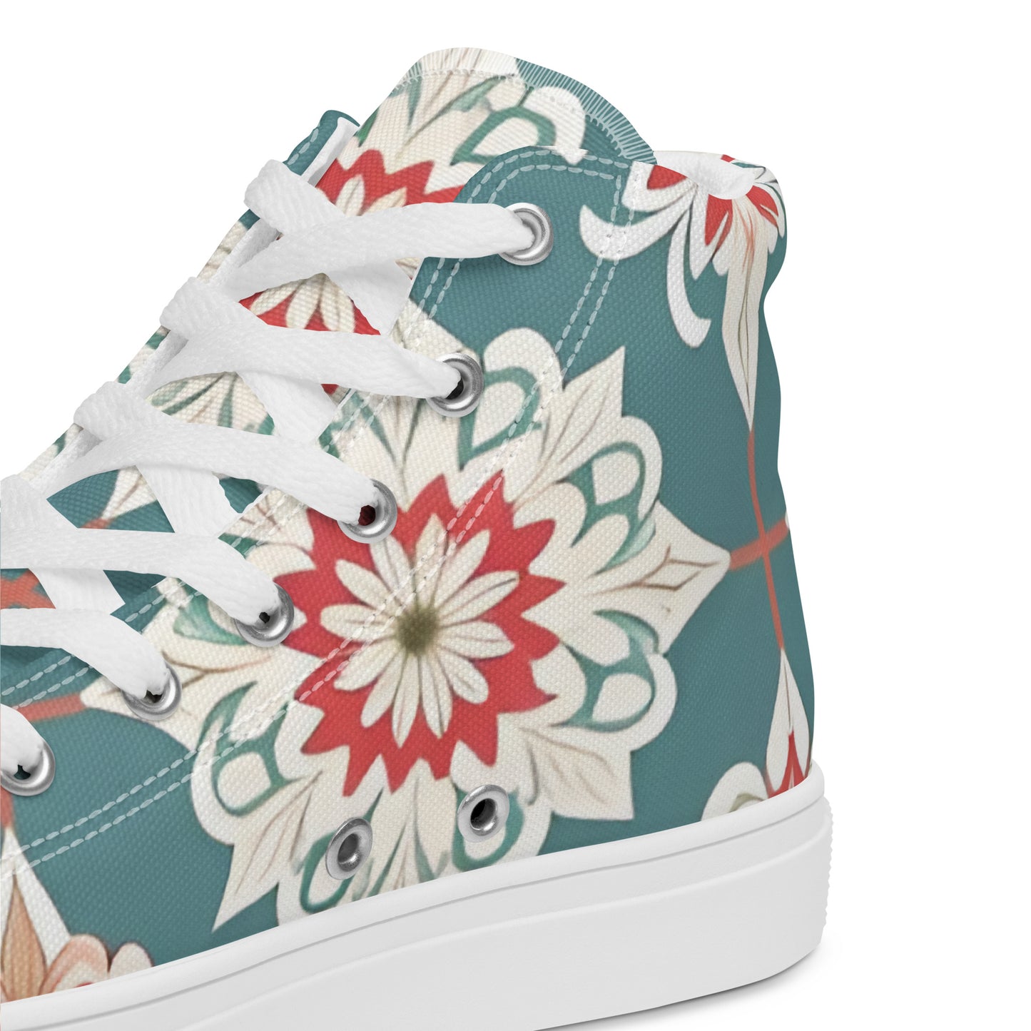 Women’s high top canvas shoes