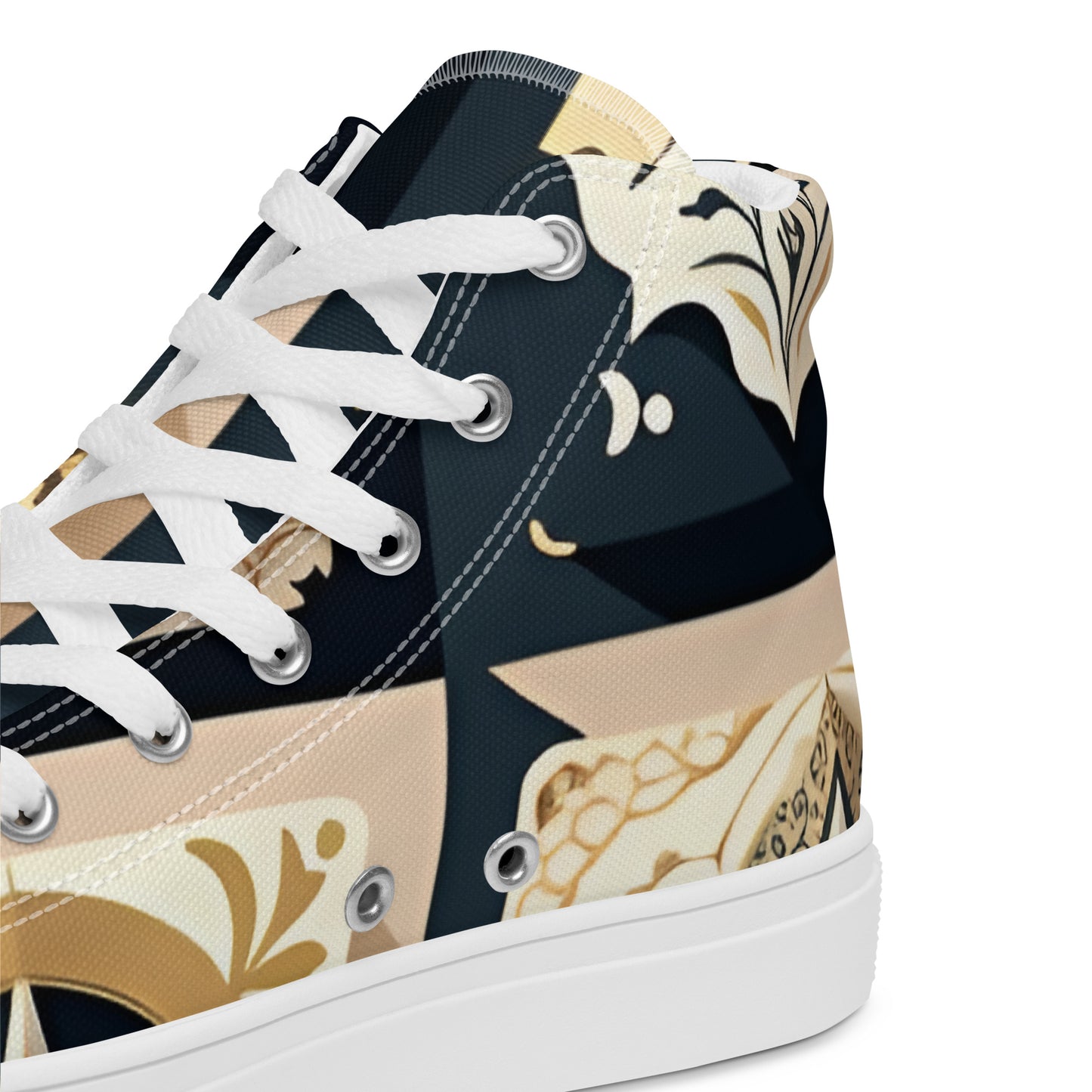 Women’s high top canvas shoes