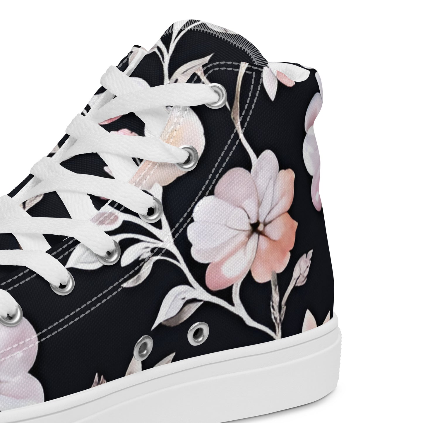 Women’s high top canvas shoes