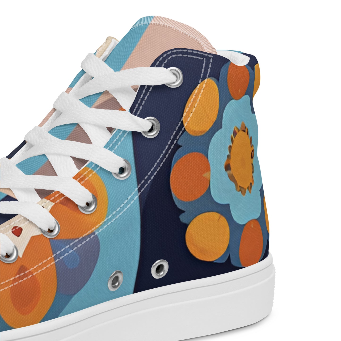 Women’s high top canvas shoes