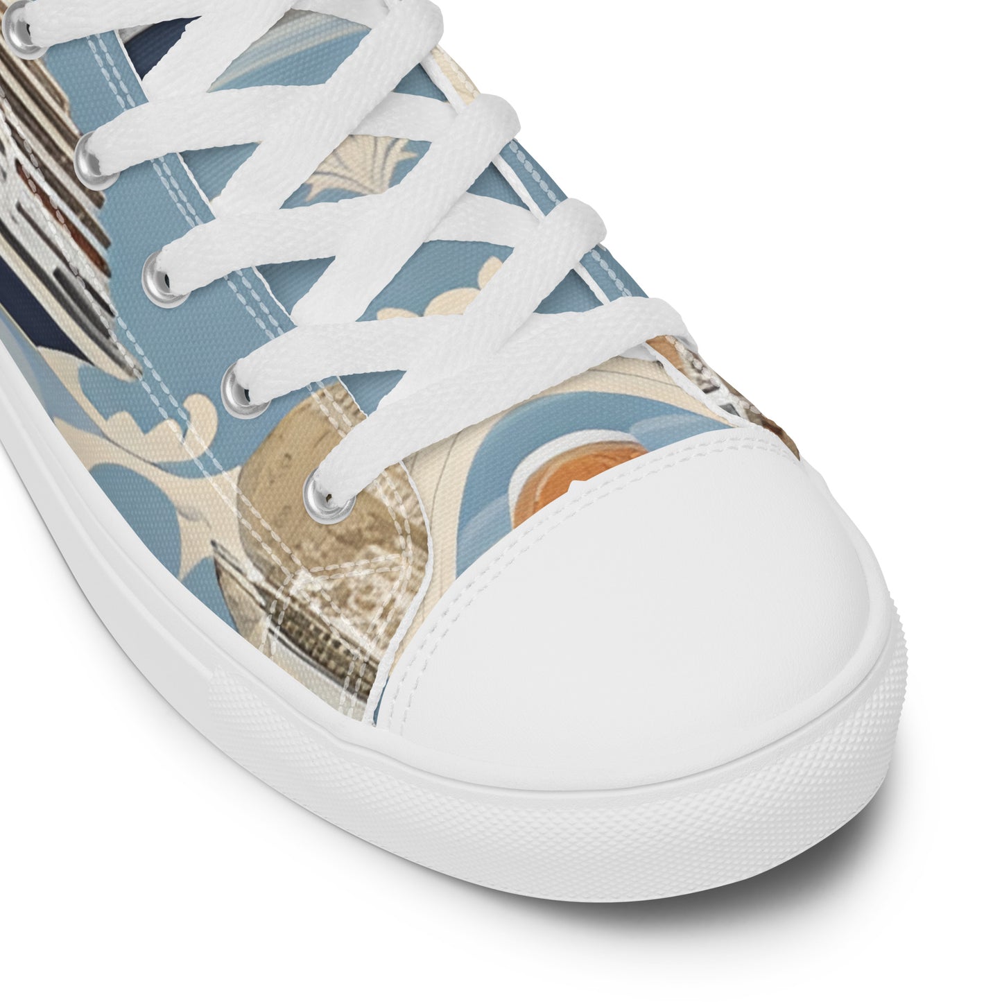 Women’s high top canvas shoes