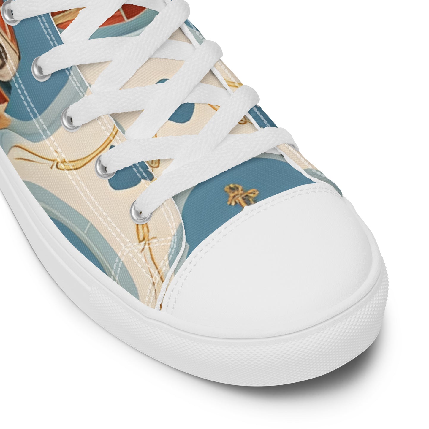 Women’s high top canvas shoes