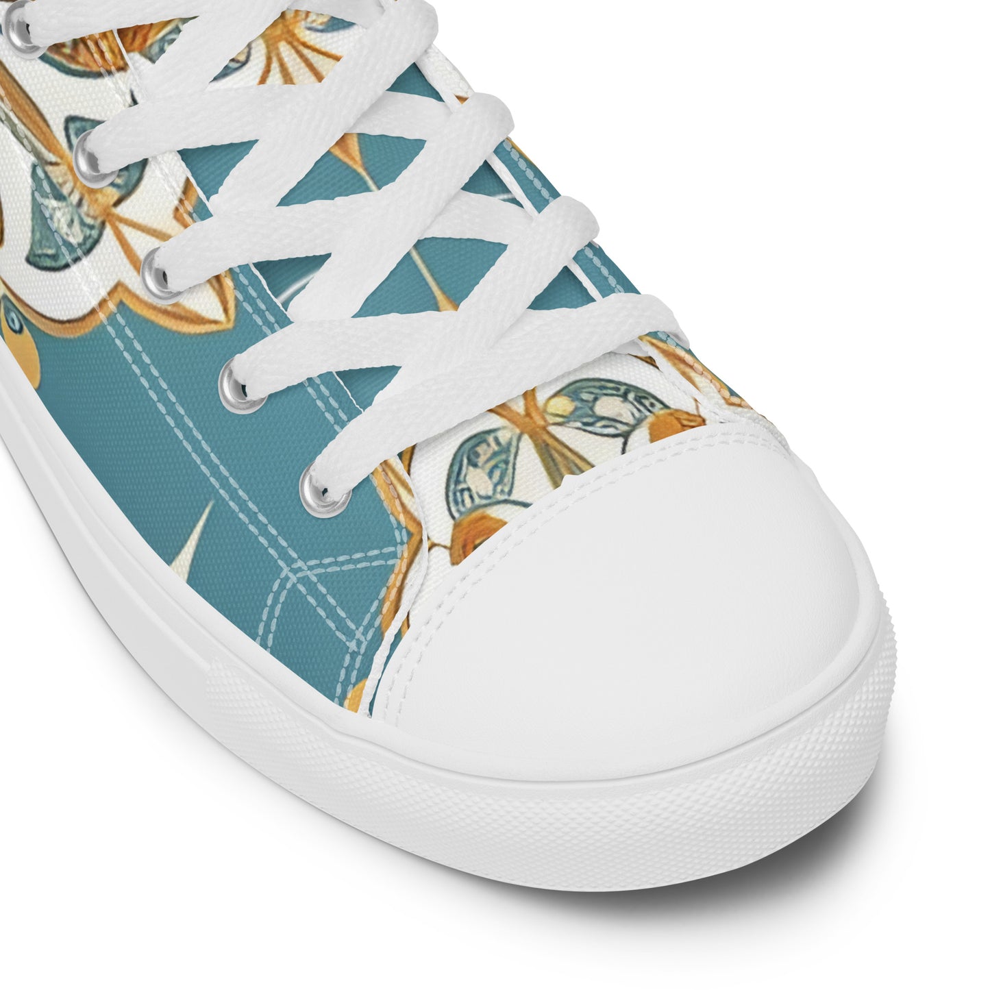 Women’s high top canvas shoes