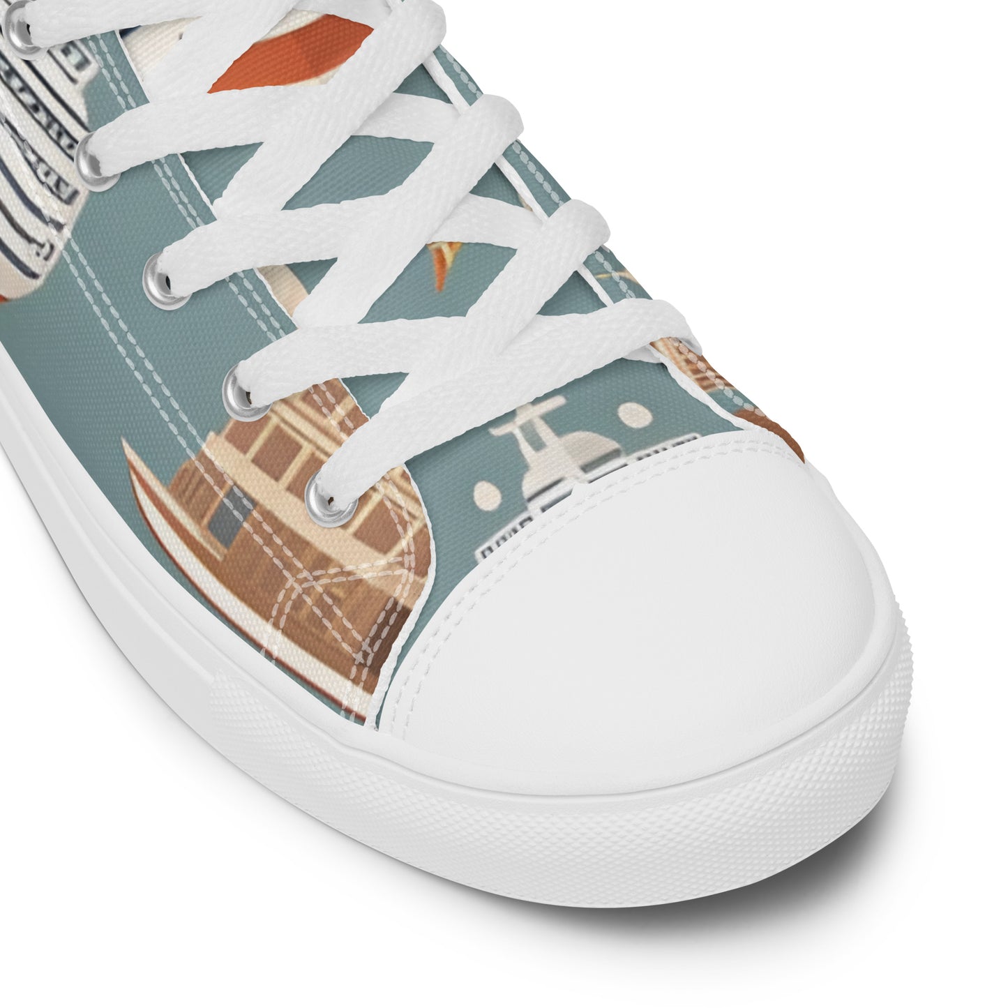 Women’s high top canvas shoes