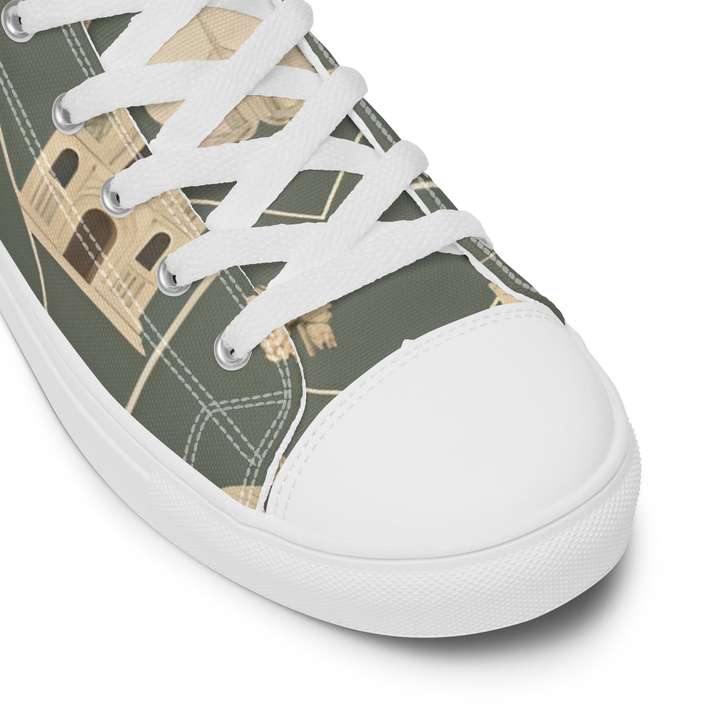 Women’s high top canvas shoes