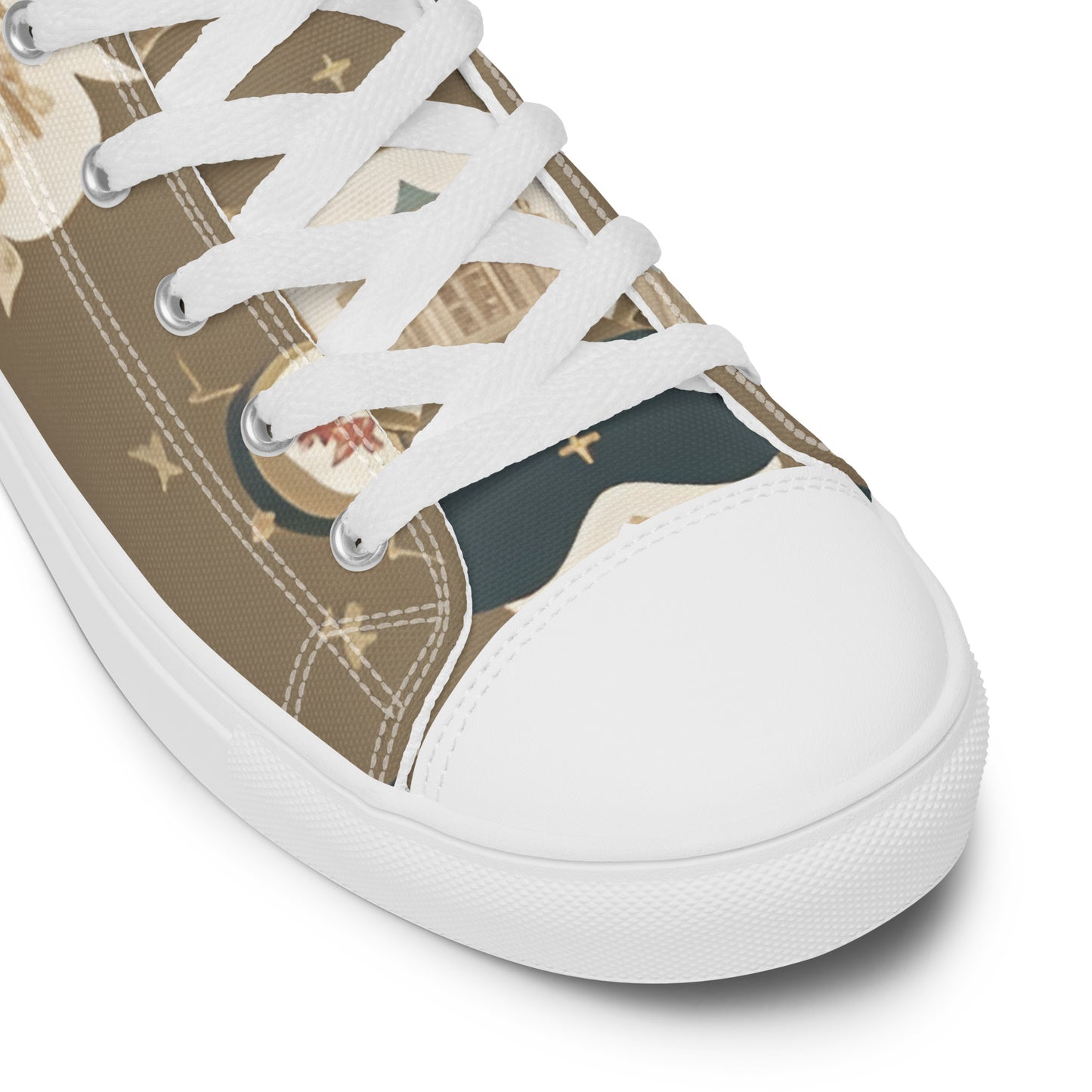 Women’s high top canvas shoes