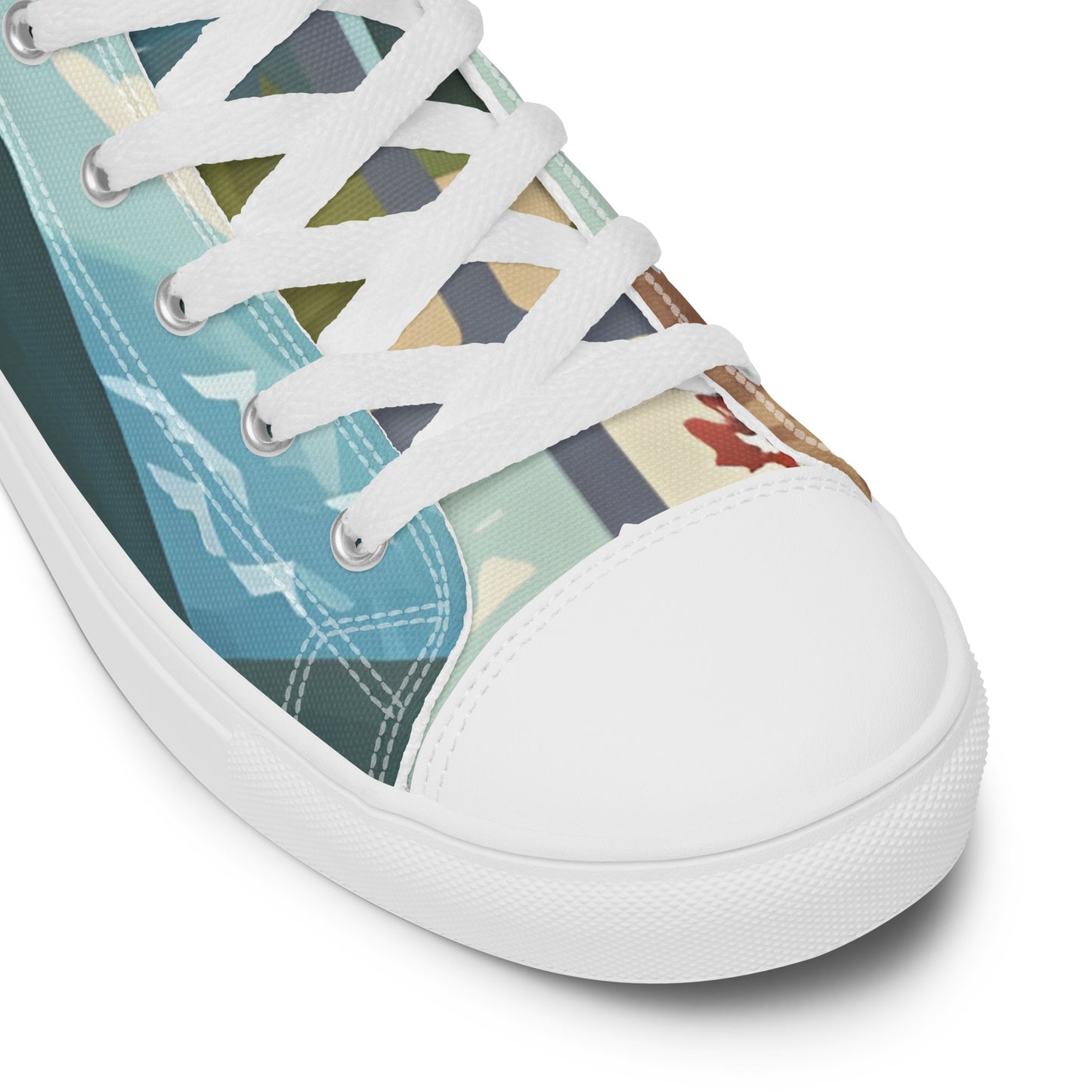 Women’s high top canvas shoes