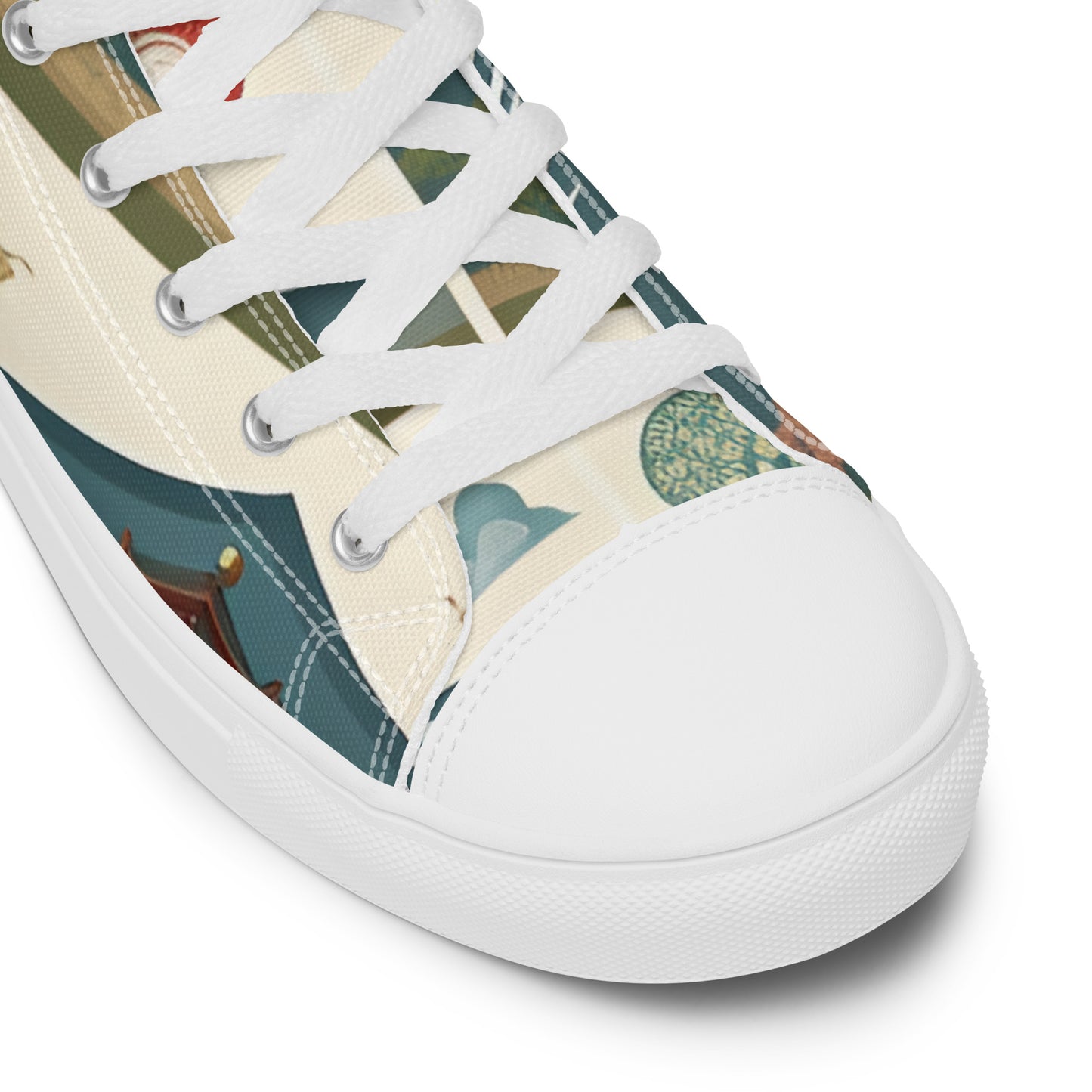 Women’s high top canvas shoes