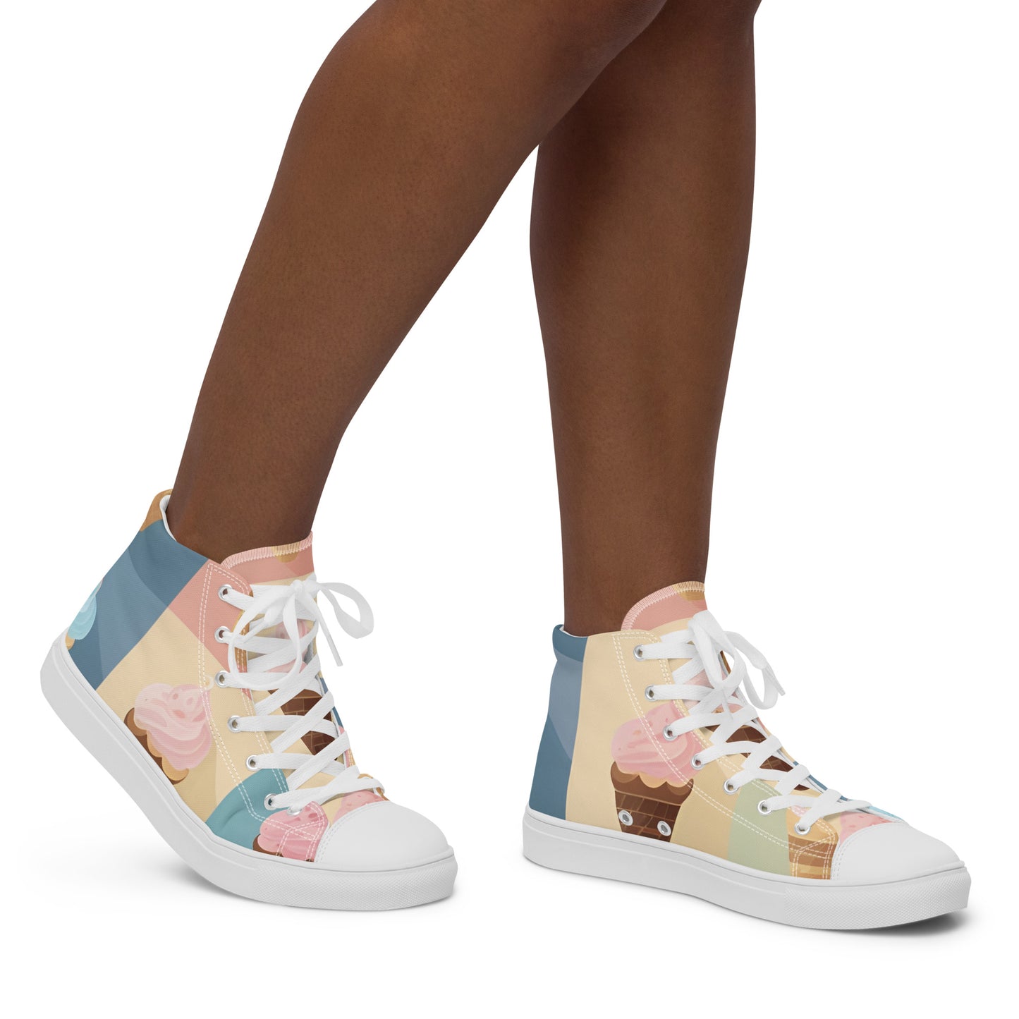 Women’s high top canvas shoes