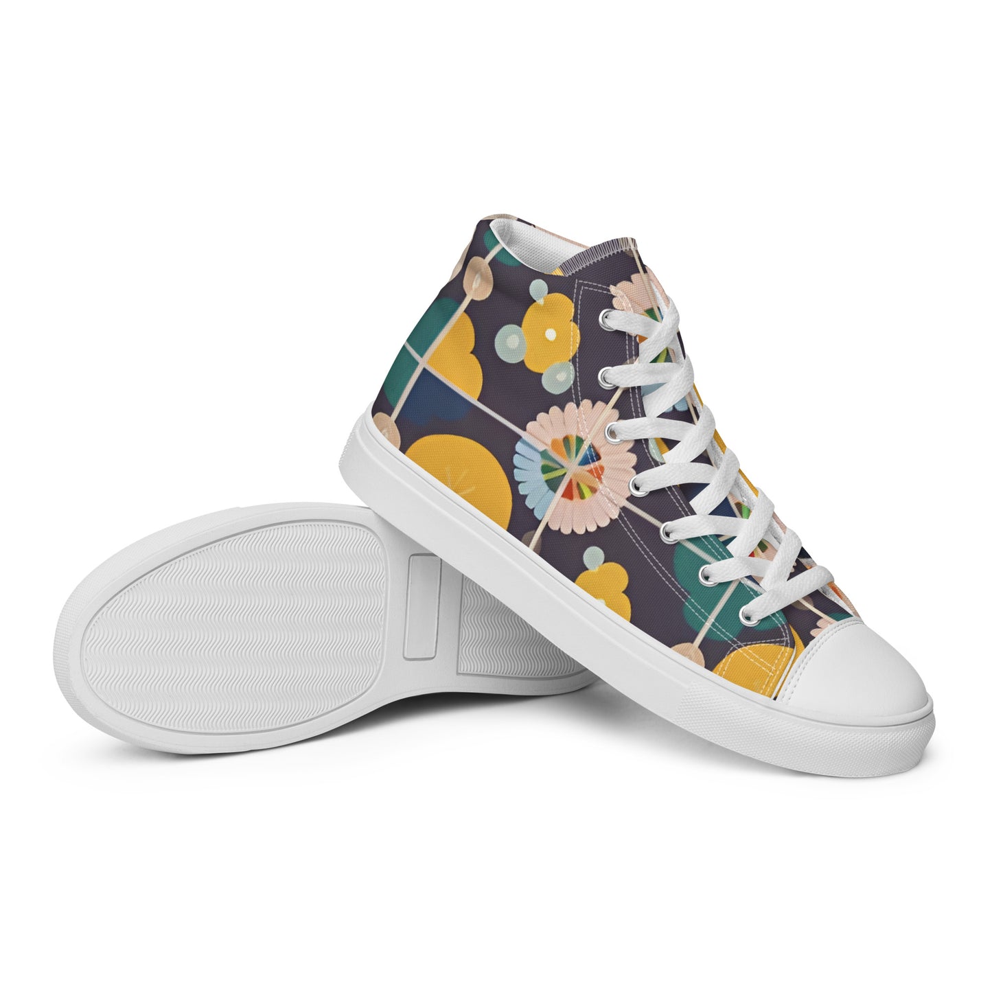 Women’s high top canvas shoes