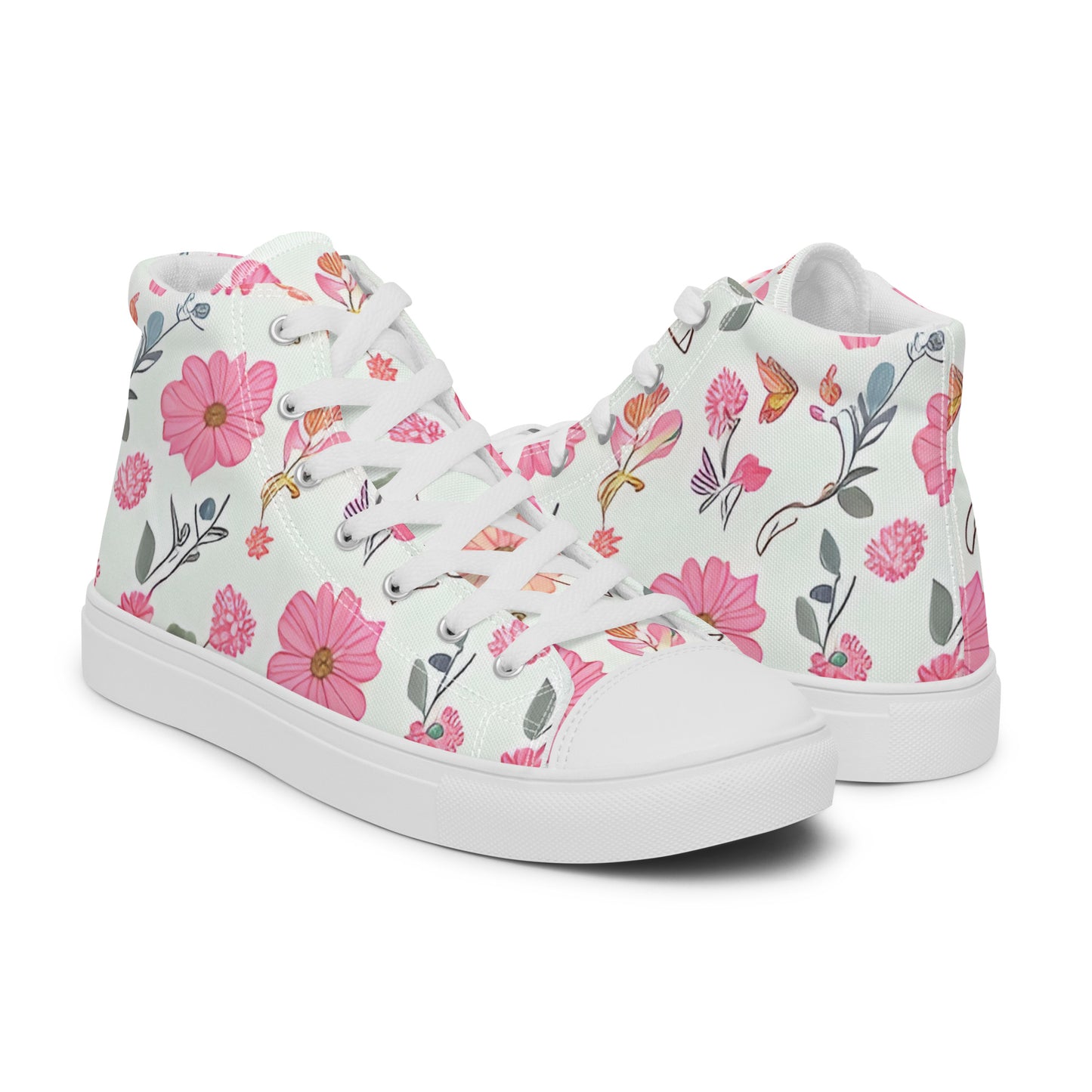 Women’s high top canvas shoes