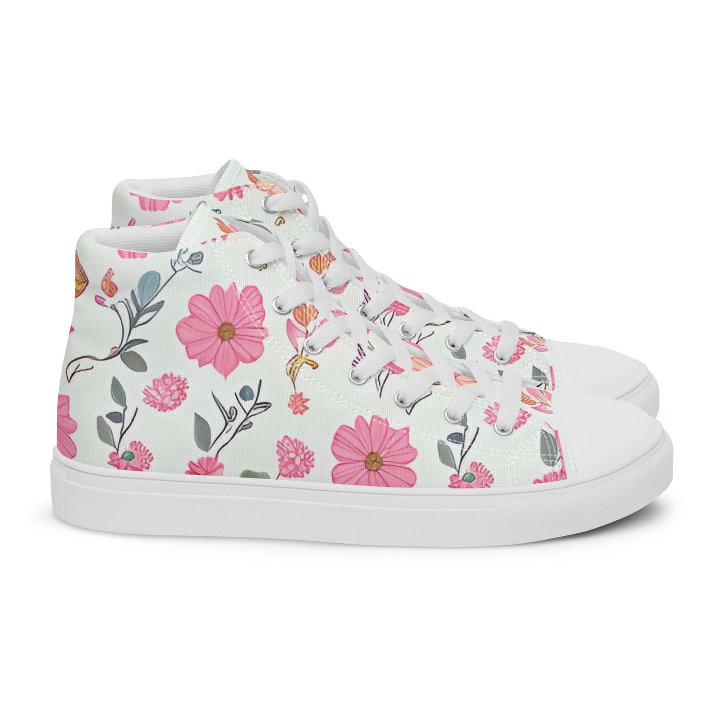 Women’s high top canvas shoes