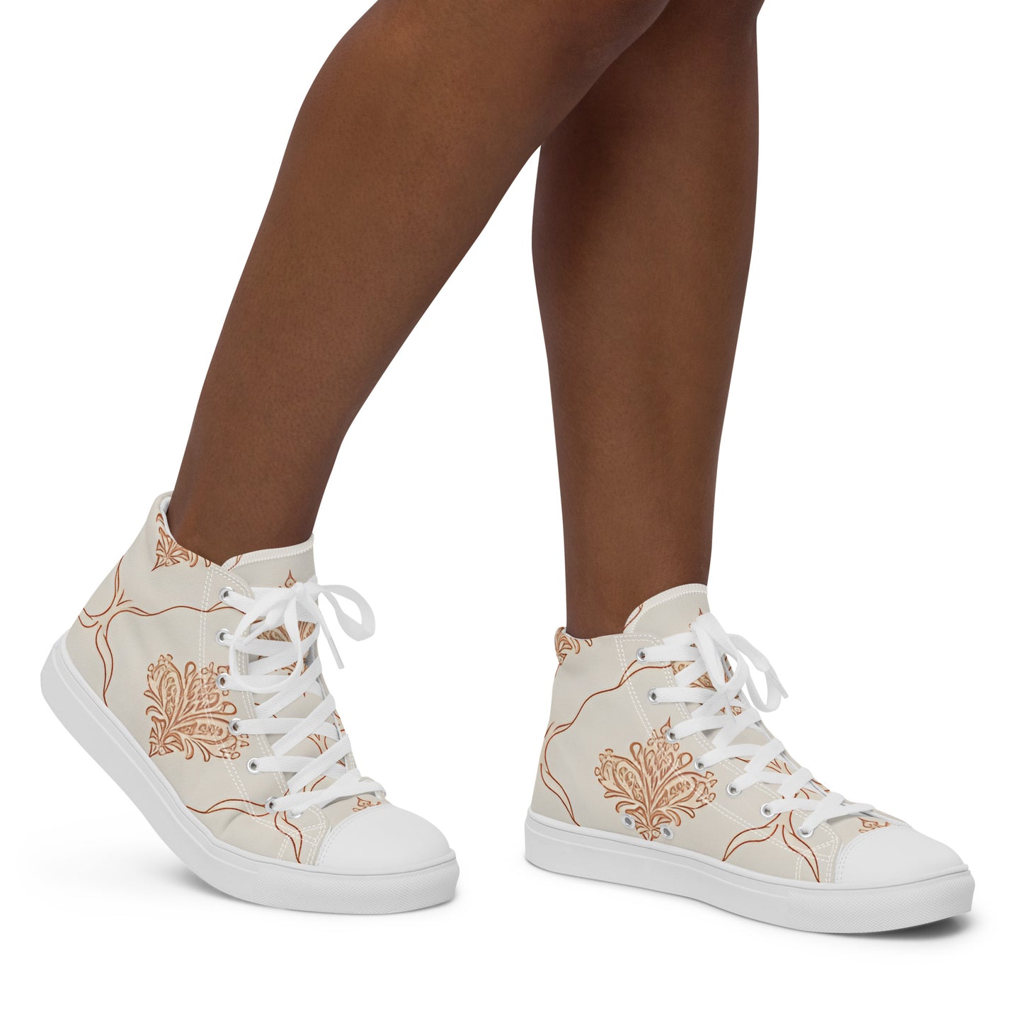 Women’s high top canvas shoes