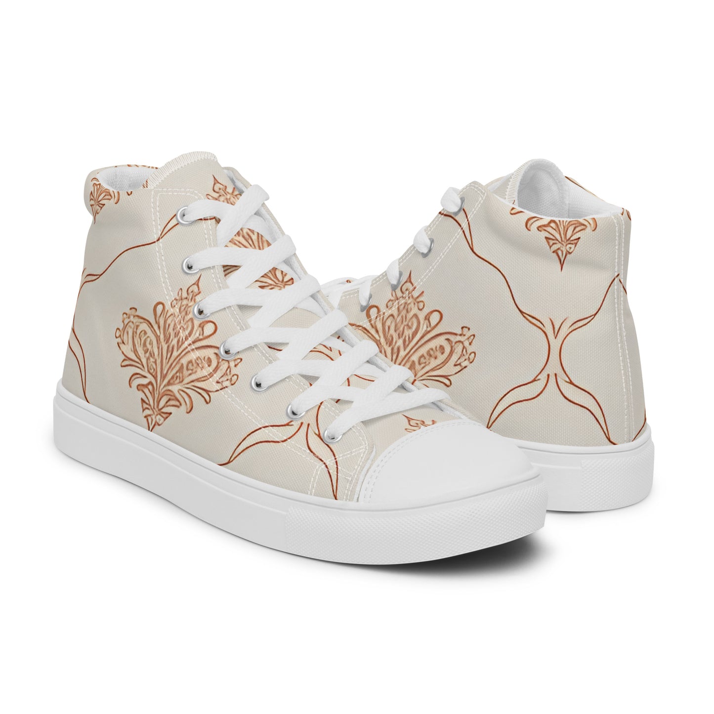 Women’s high top canvas shoes