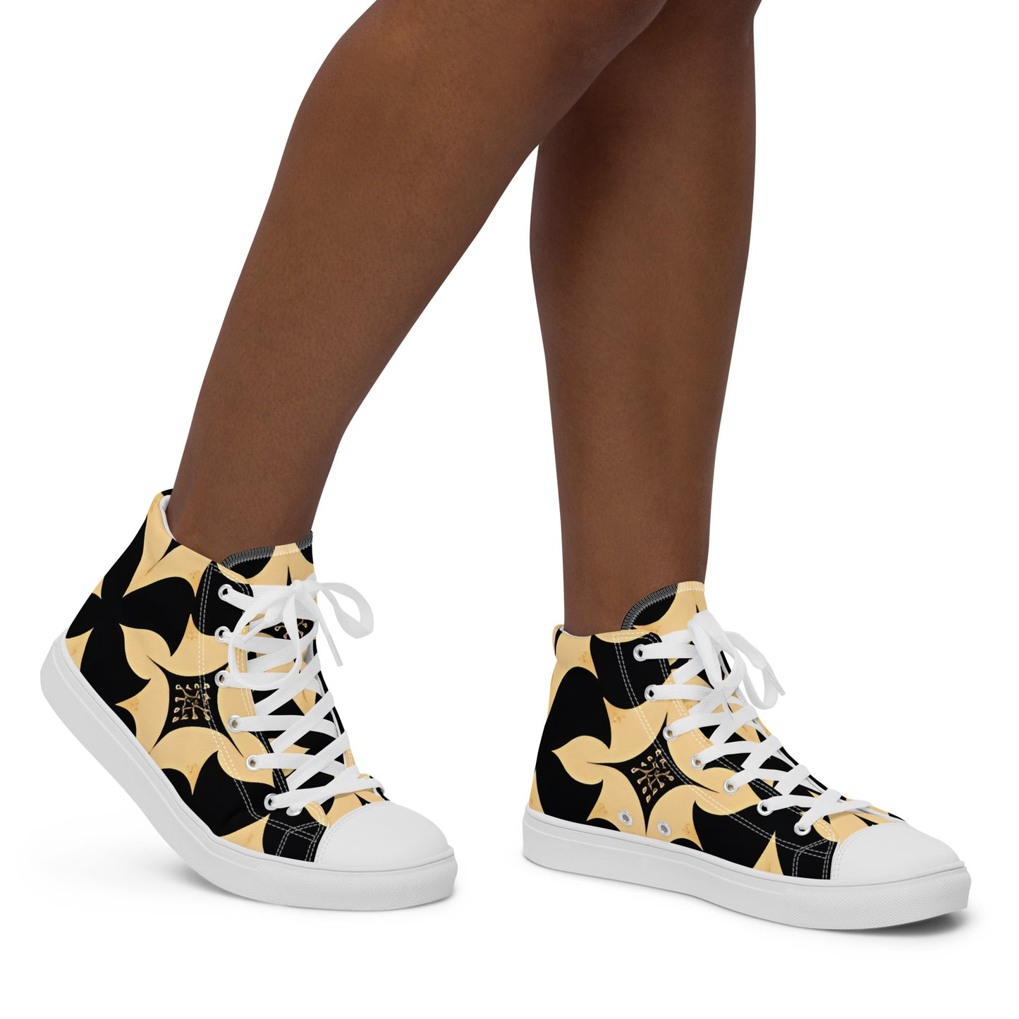 Women’s high top canvas shoes