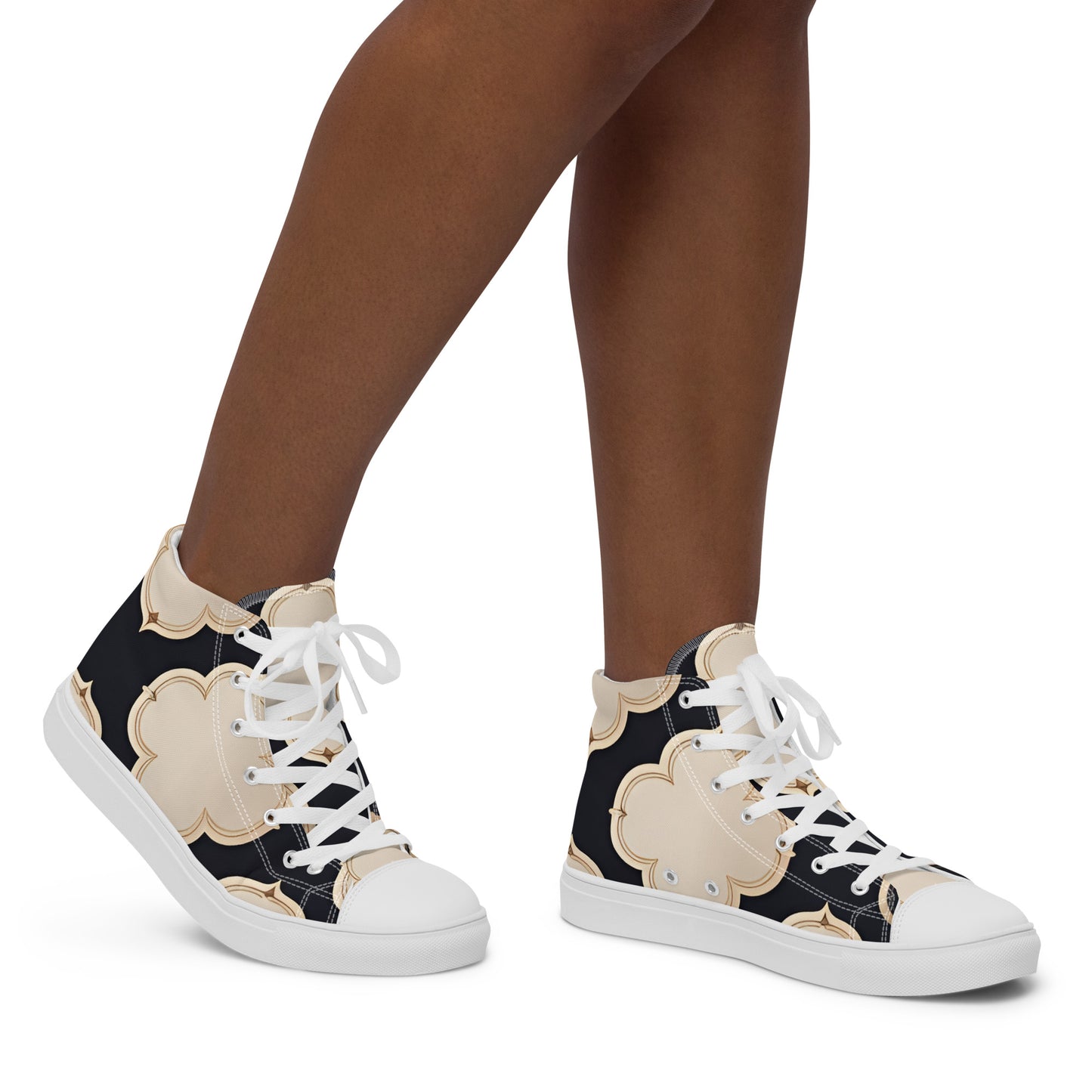 Women’s high top canvas shoes