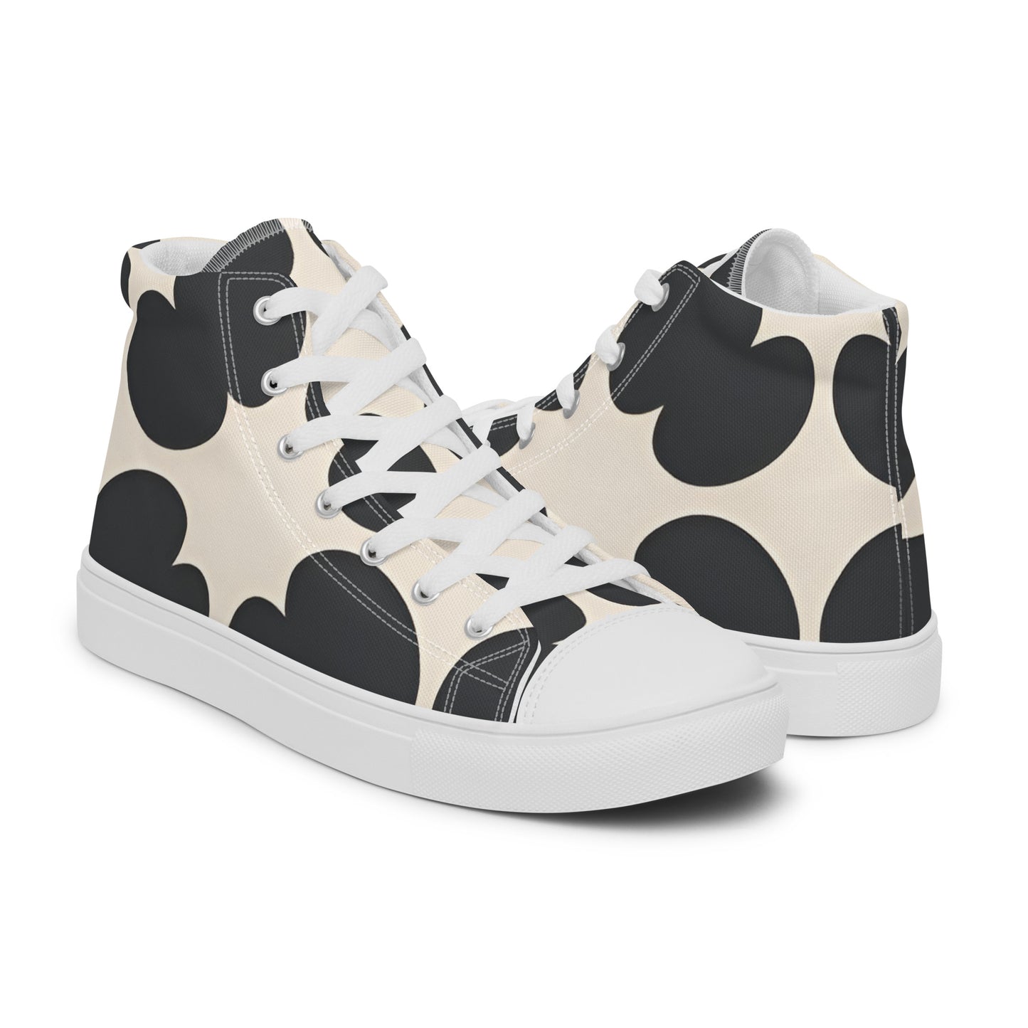 Women’s high top canvas shoes