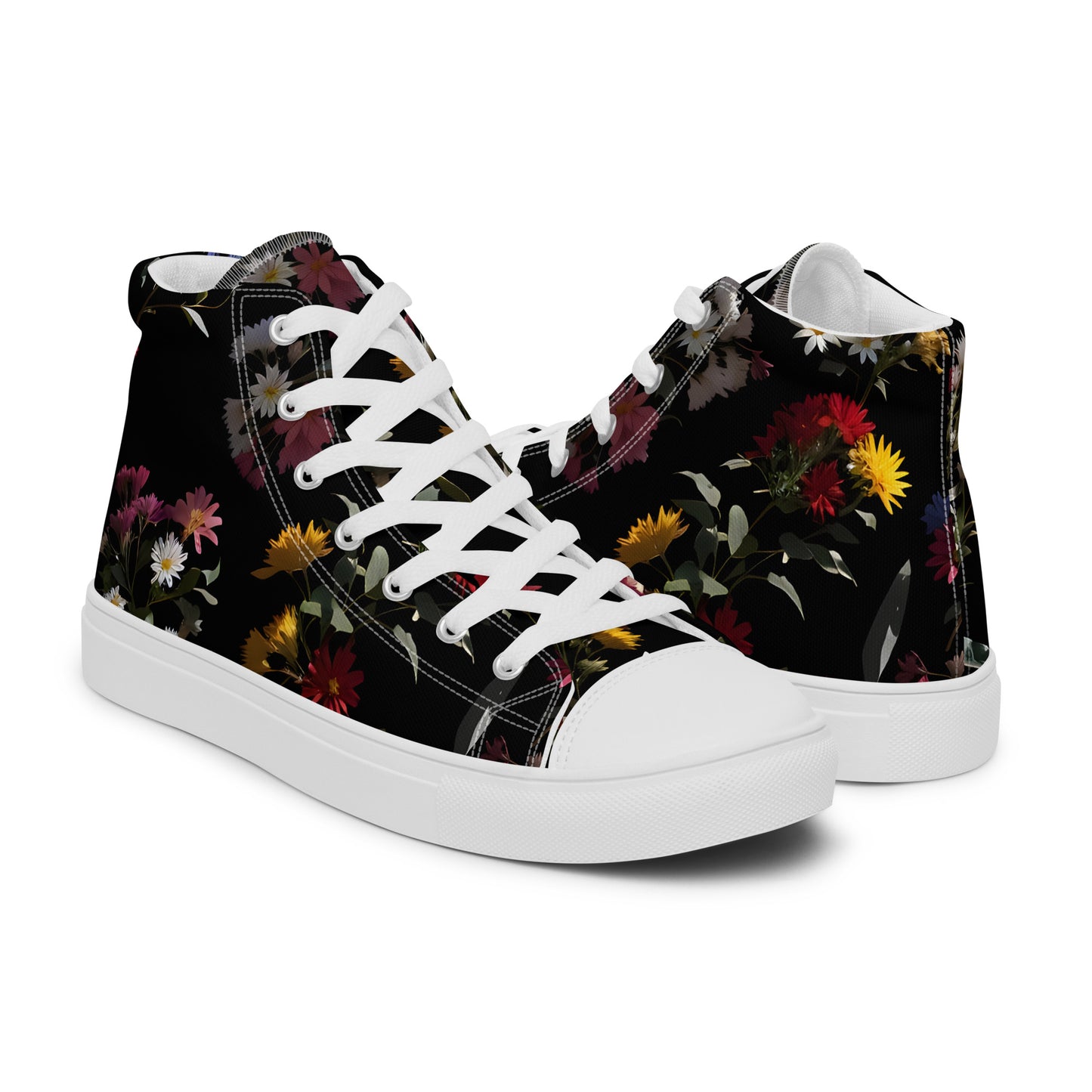 Women’s high top canvas shoes