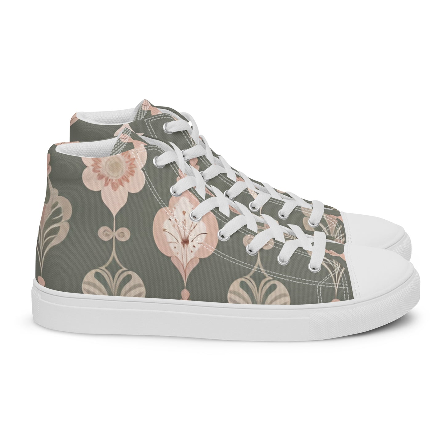 Women’s high top canvas shoes