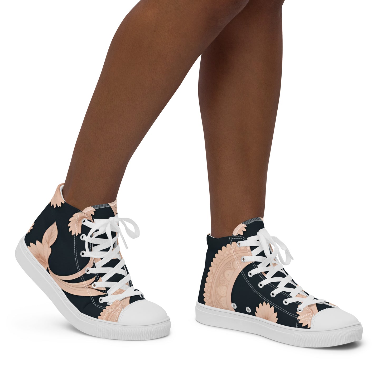 Women’s high top canvas shoes