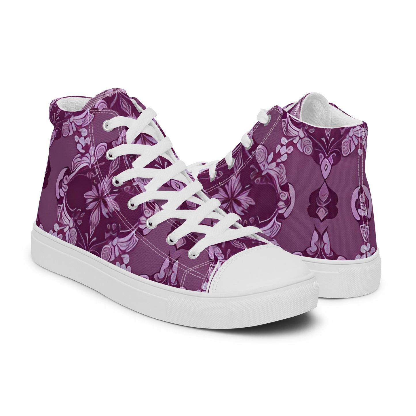 Women’s high top canvas shoes