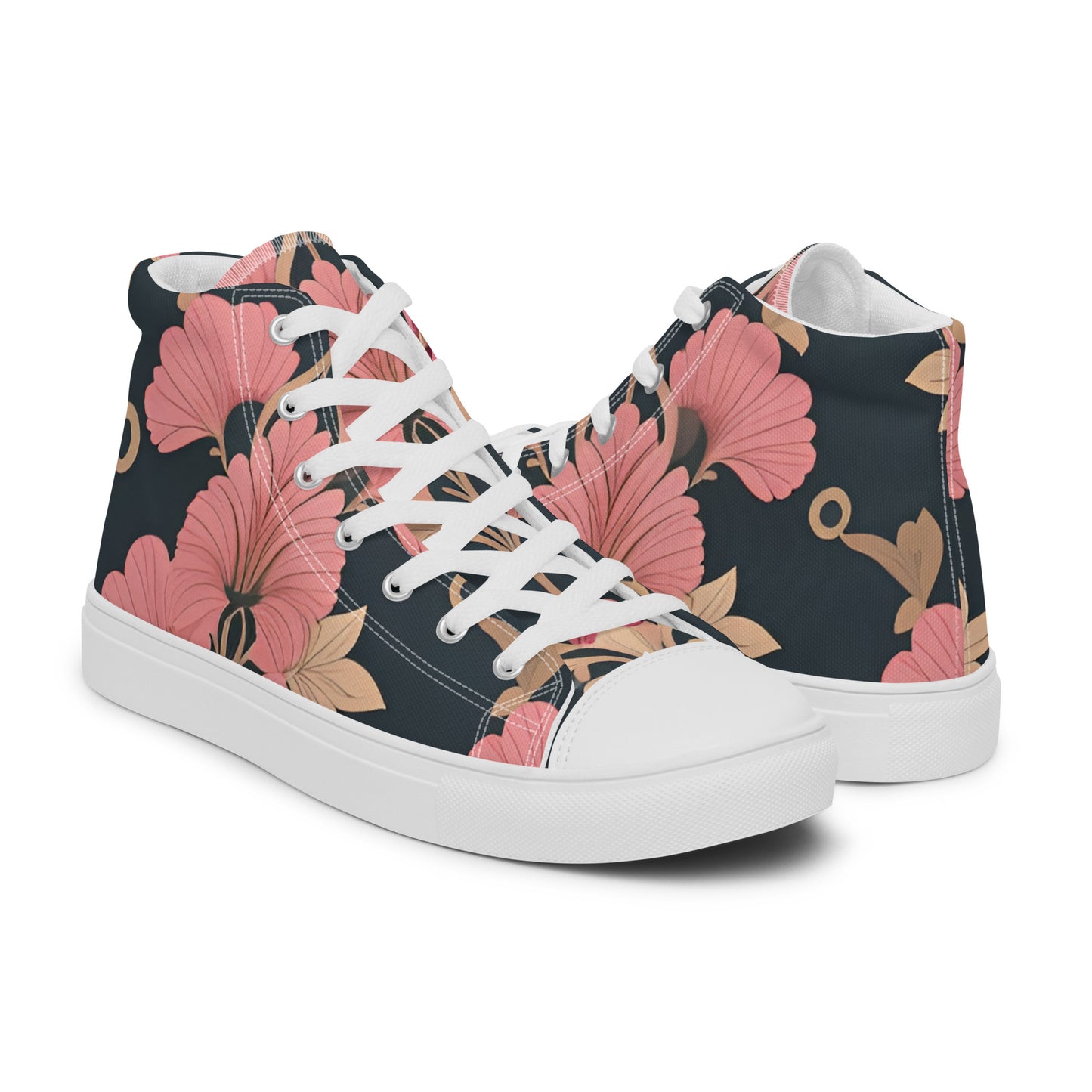 Women’s high top canvas shoes