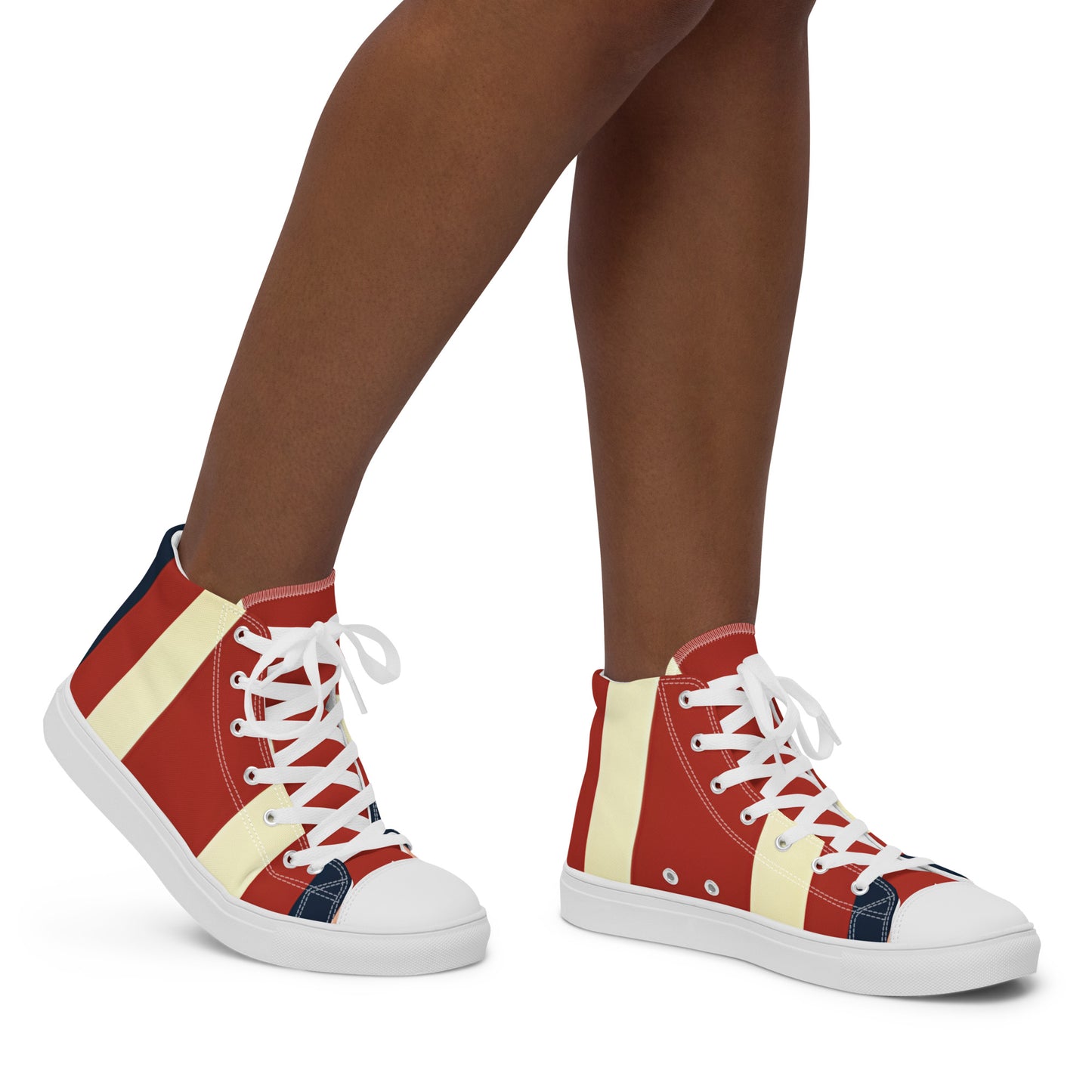 Women’s high top canvas shoes