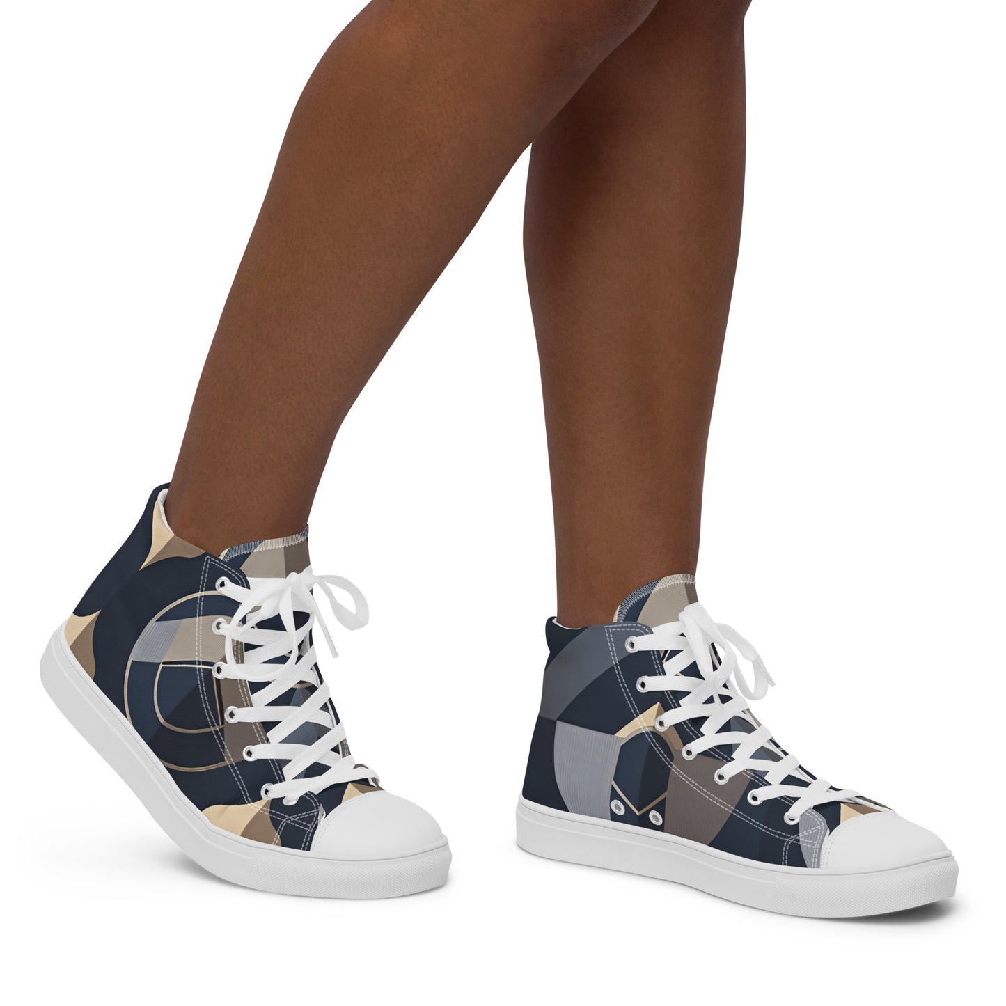 Women’s high top canvas shoes