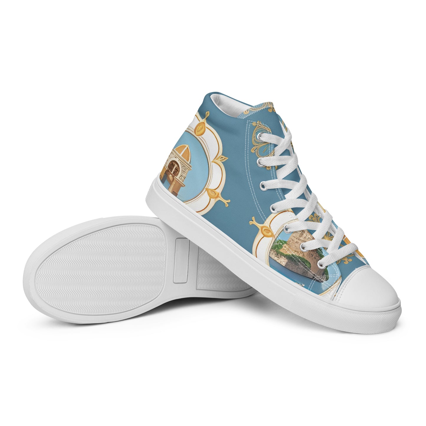 Women’s high top canvas shoes