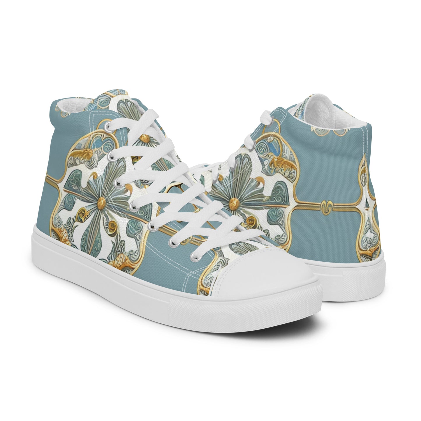 Women’s high top canvas shoes