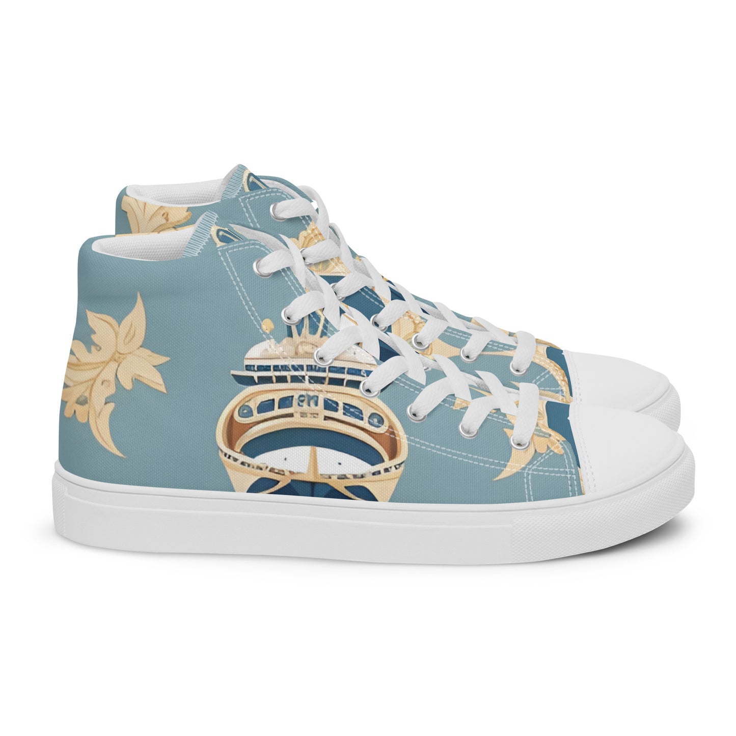 Women’s high top canvas shoes