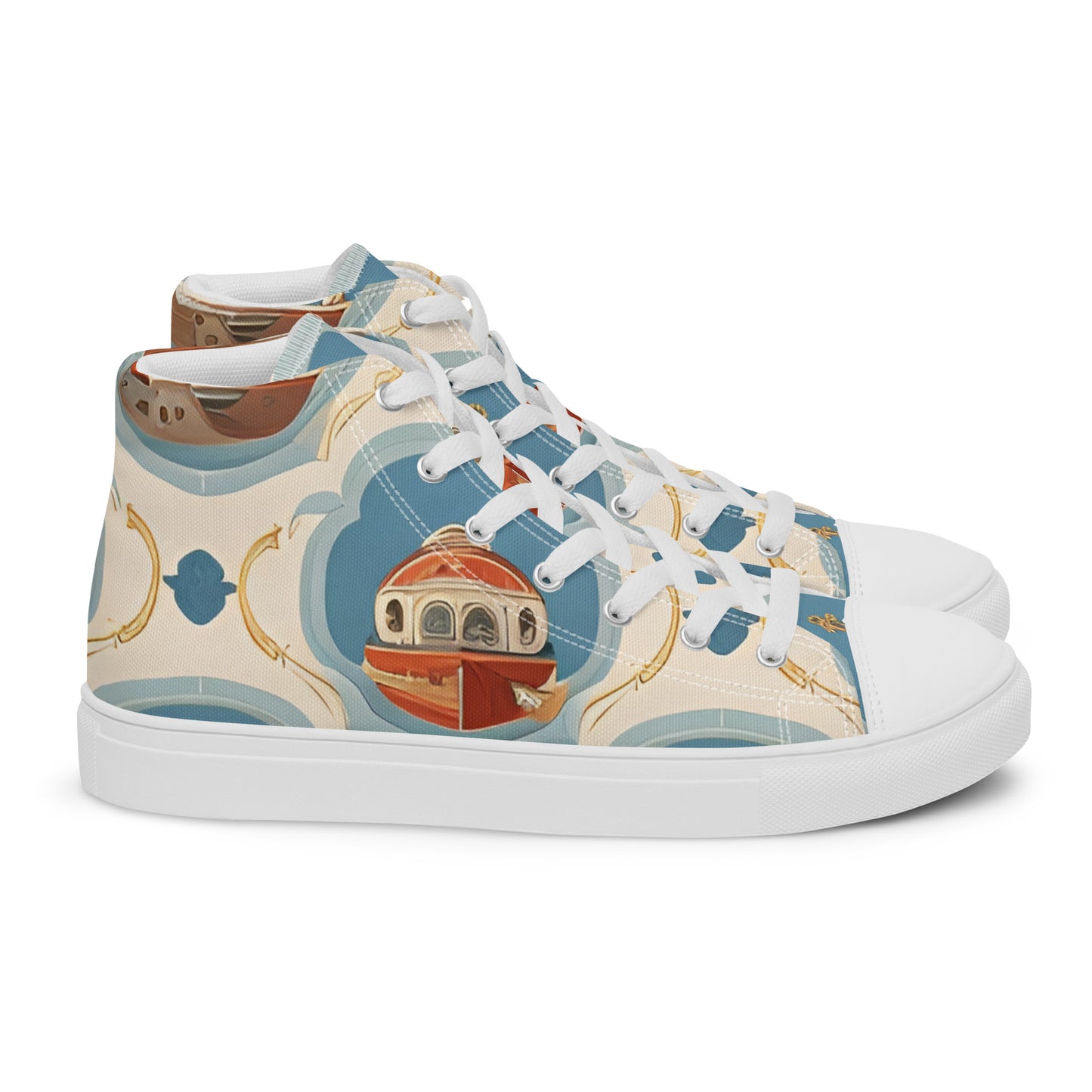 Women’s high top canvas shoes