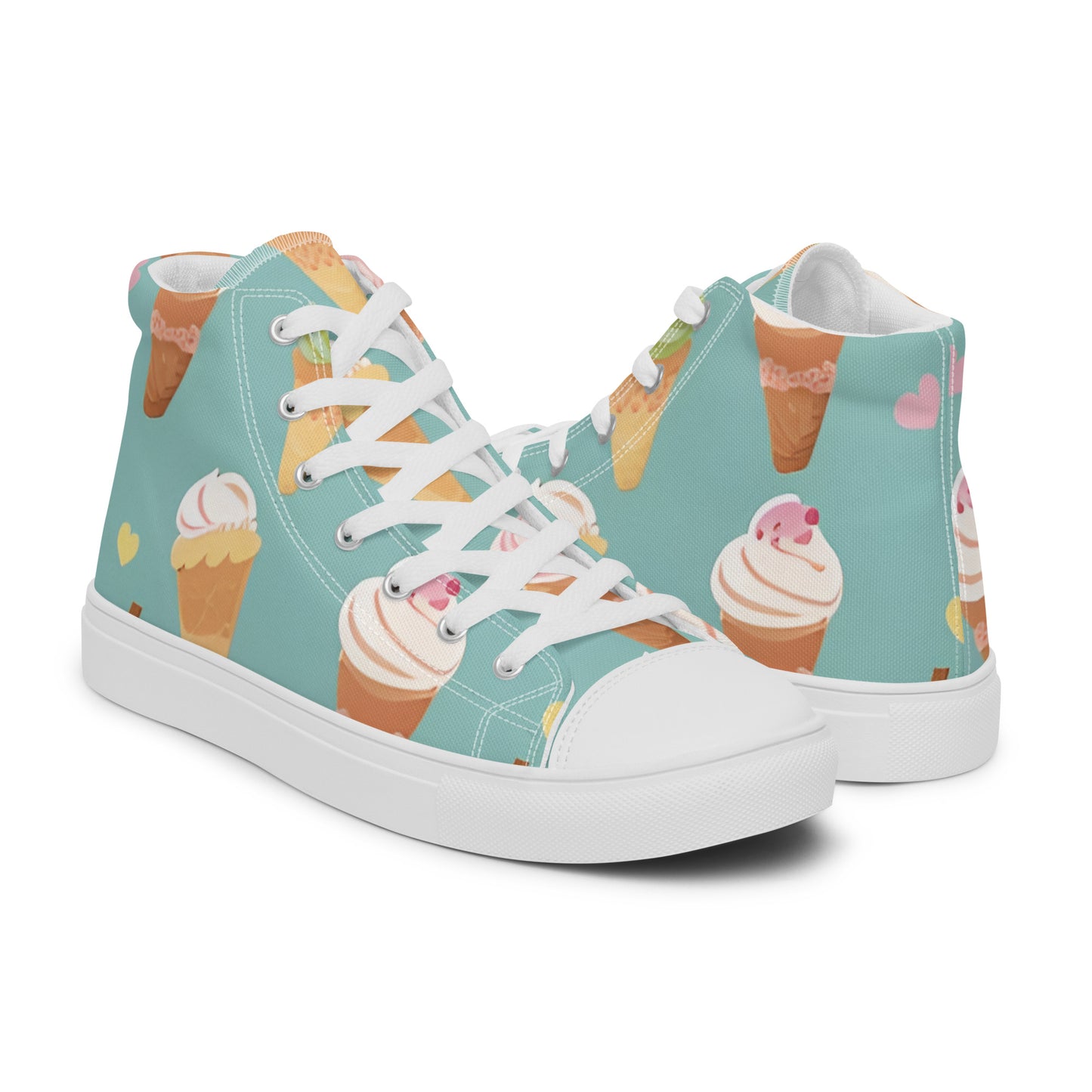 Women’s high top canvas shoes