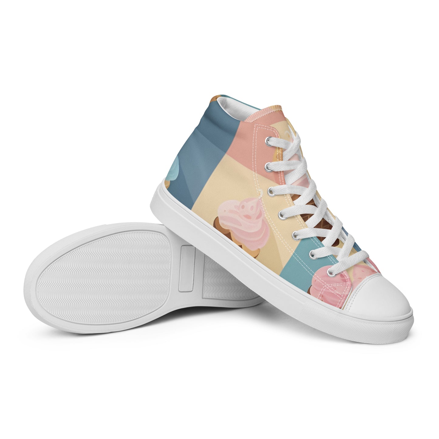 Women’s high top canvas shoes