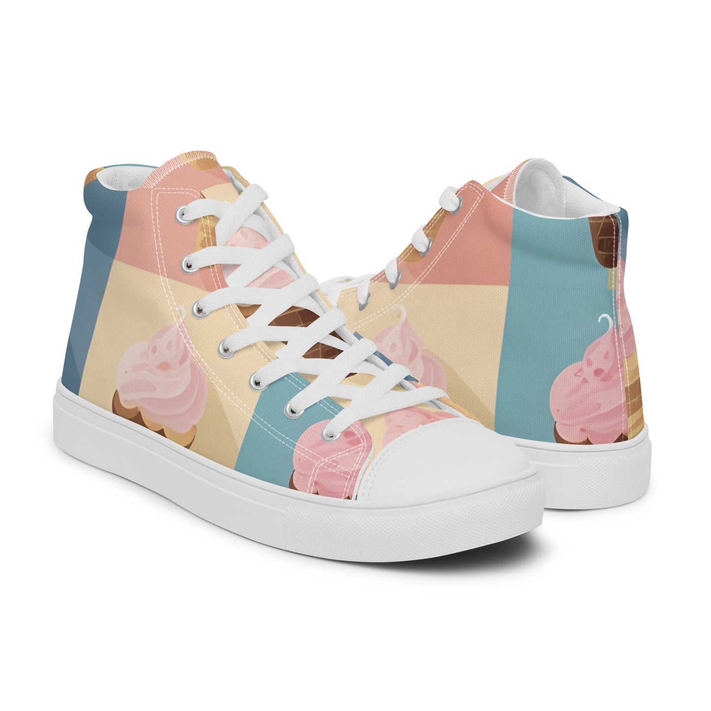 Women’s high top canvas shoes