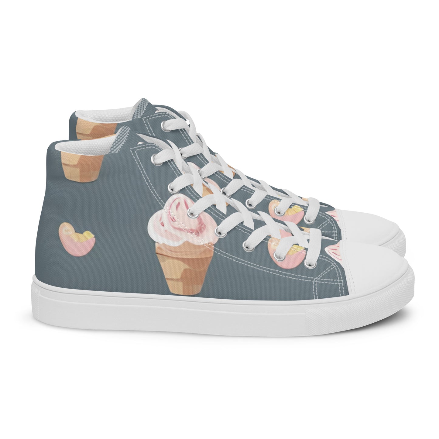 Women’s high top canvas shoes