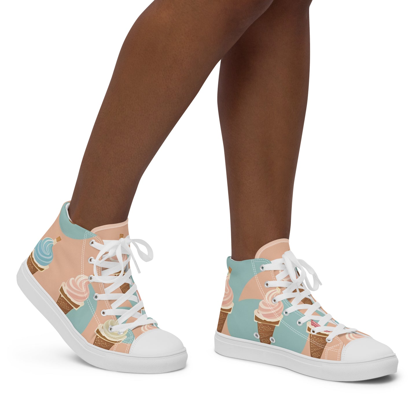 Women’s high top canvas shoes