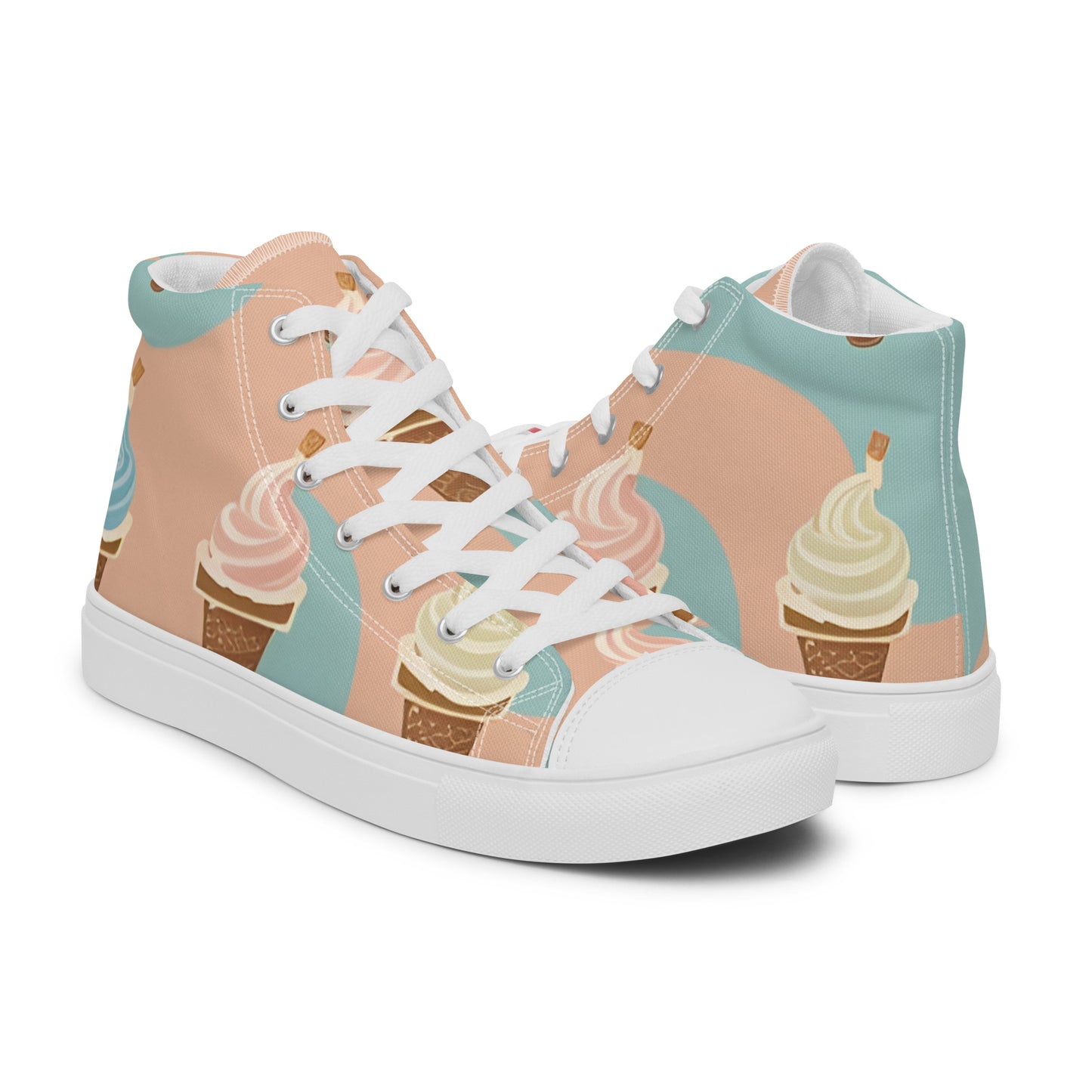 Women’s high top canvas shoes