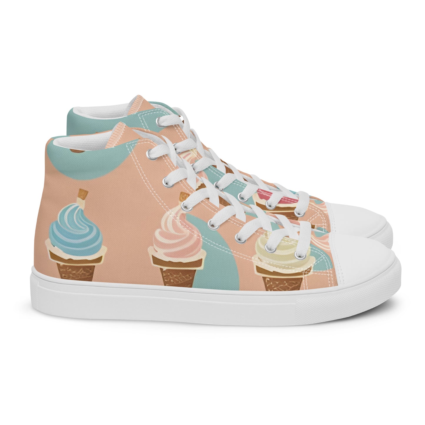 Women’s high top canvas shoes