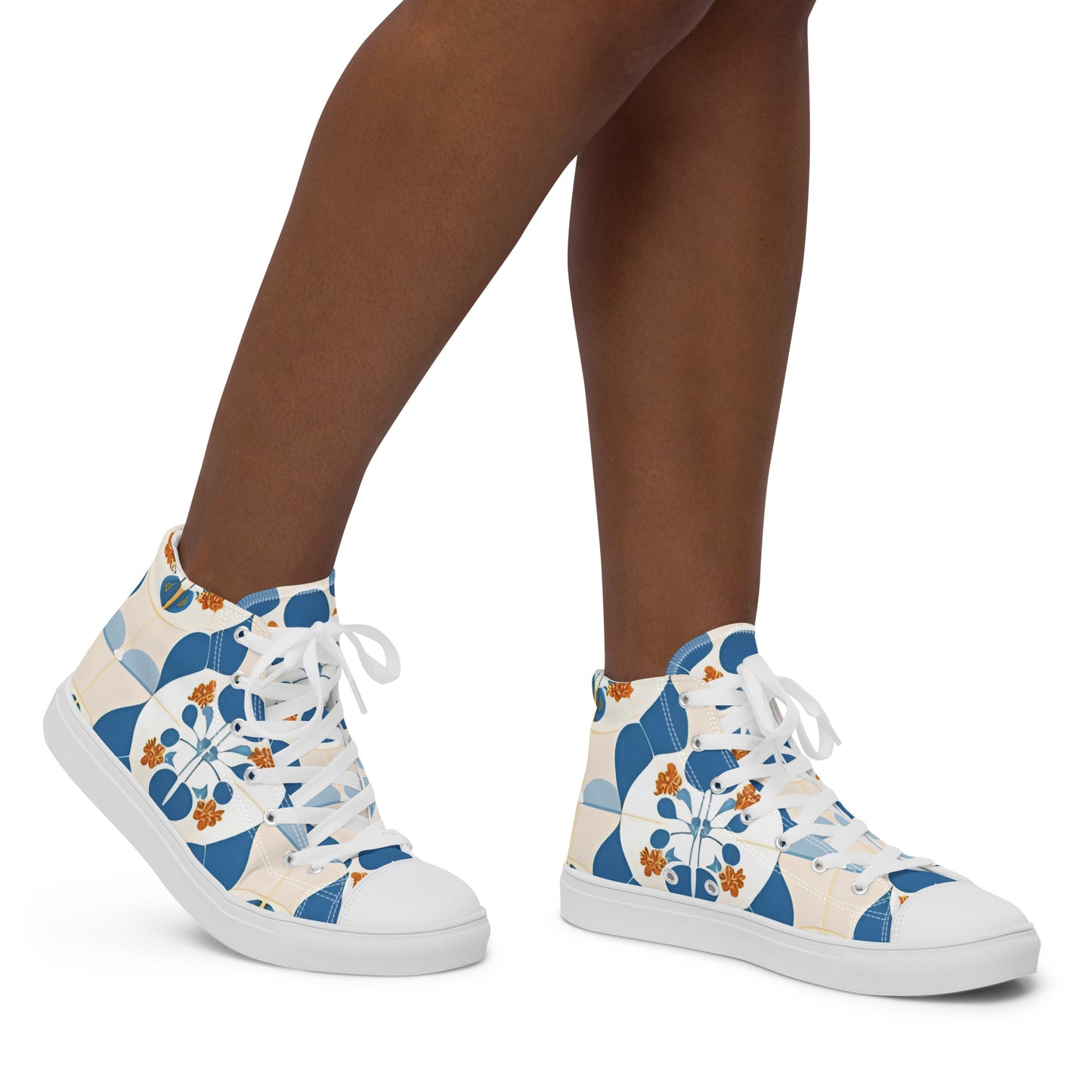 Women’s high top canvas shoes