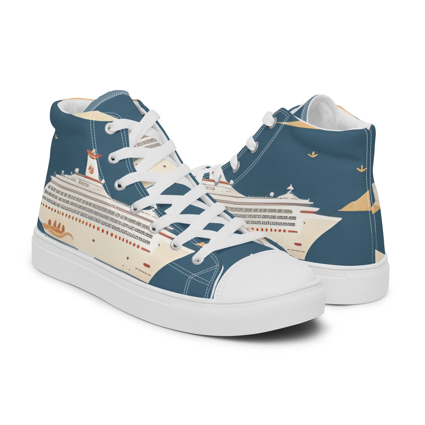 Women’s high top canvas shoes