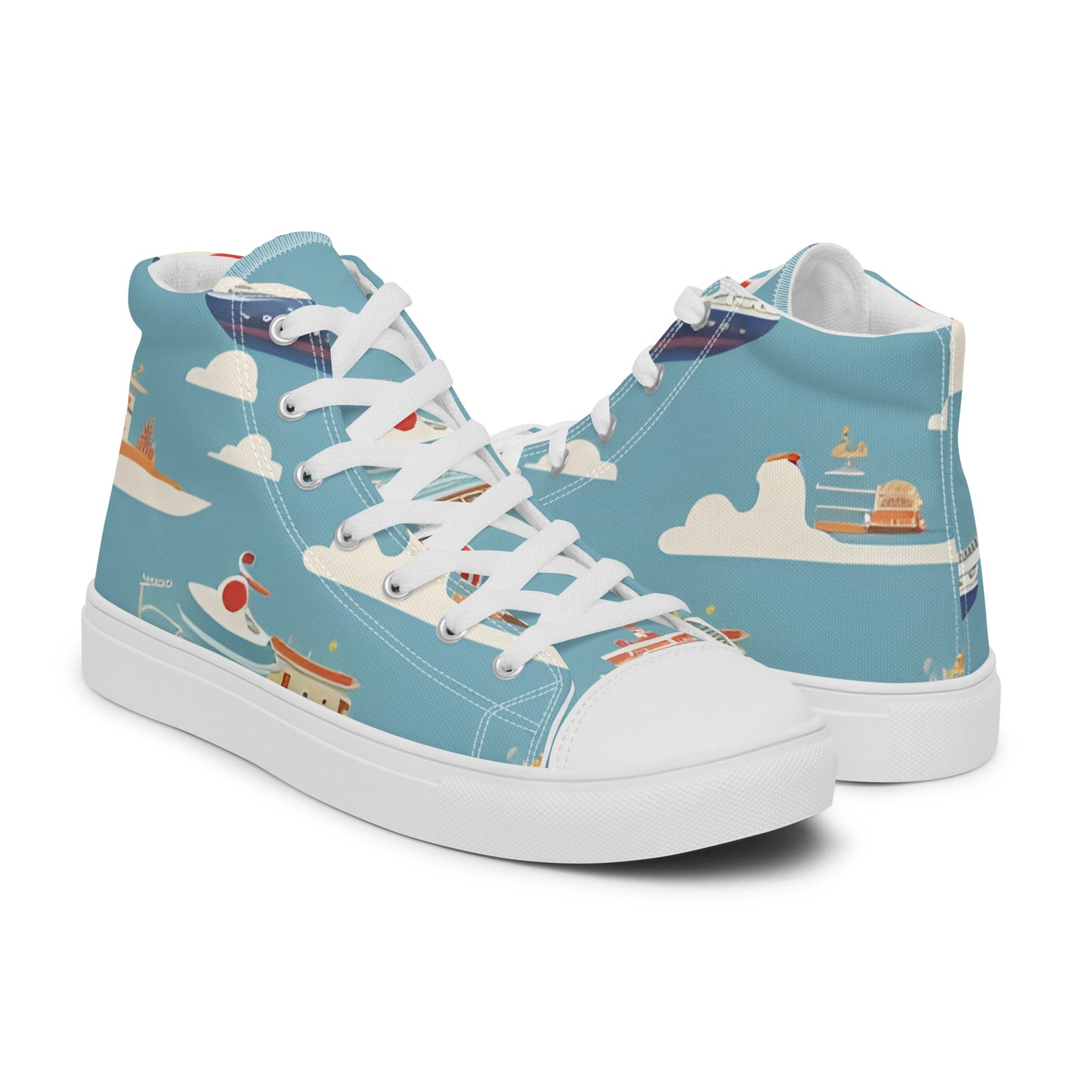 Women’s high top canvas shoes