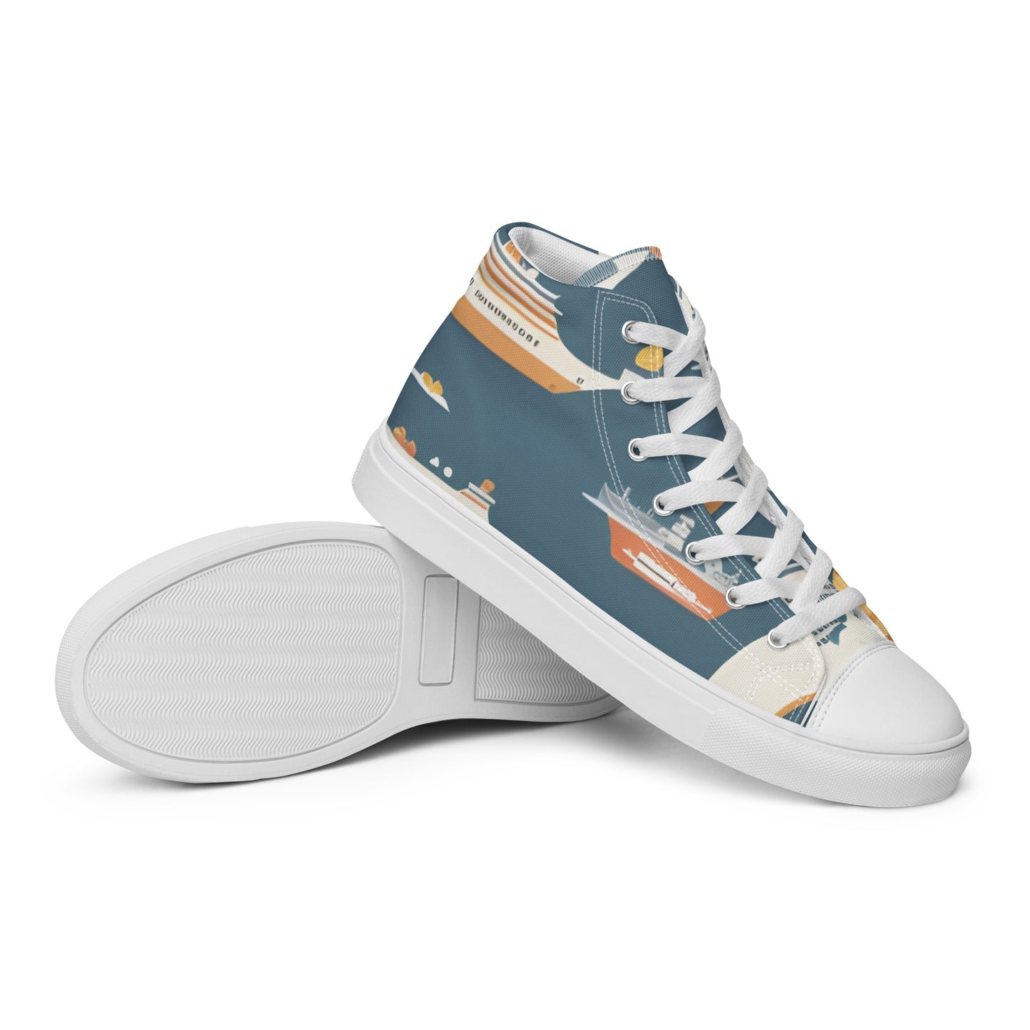 Women’s high top canvas shoes