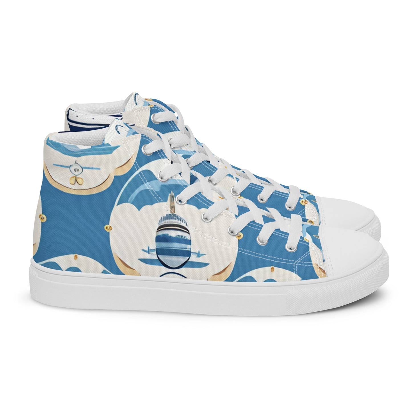 Women’s high top canvas shoes