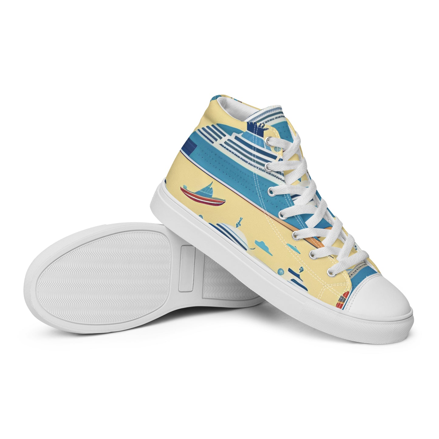 Women’s high top canvas shoes