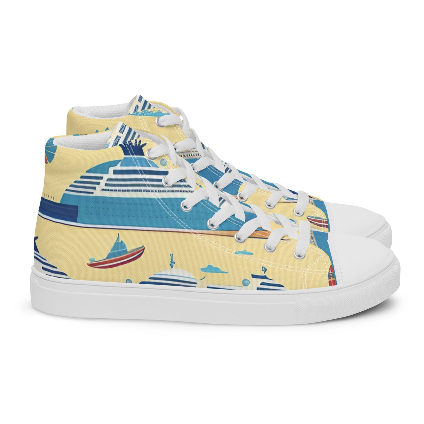 Women’s high top canvas shoes