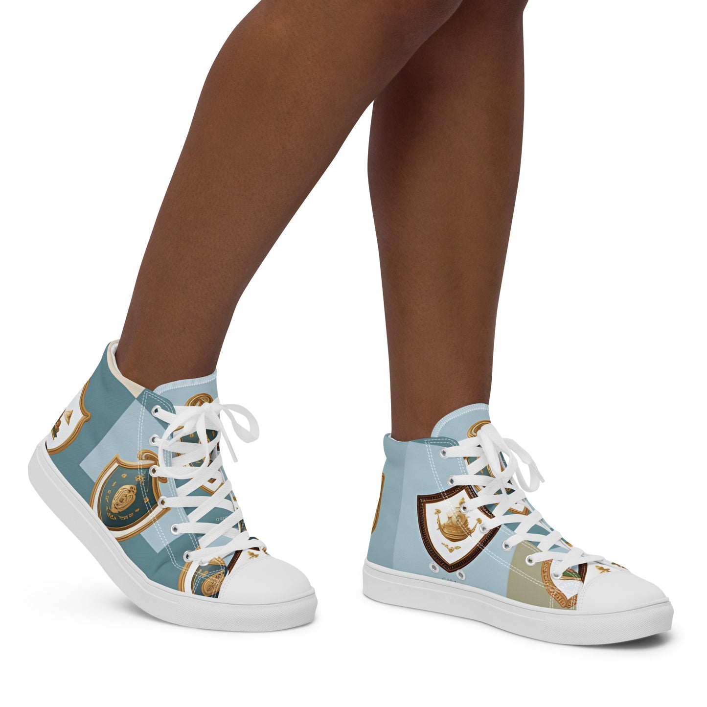 Women’s high top canvas shoes