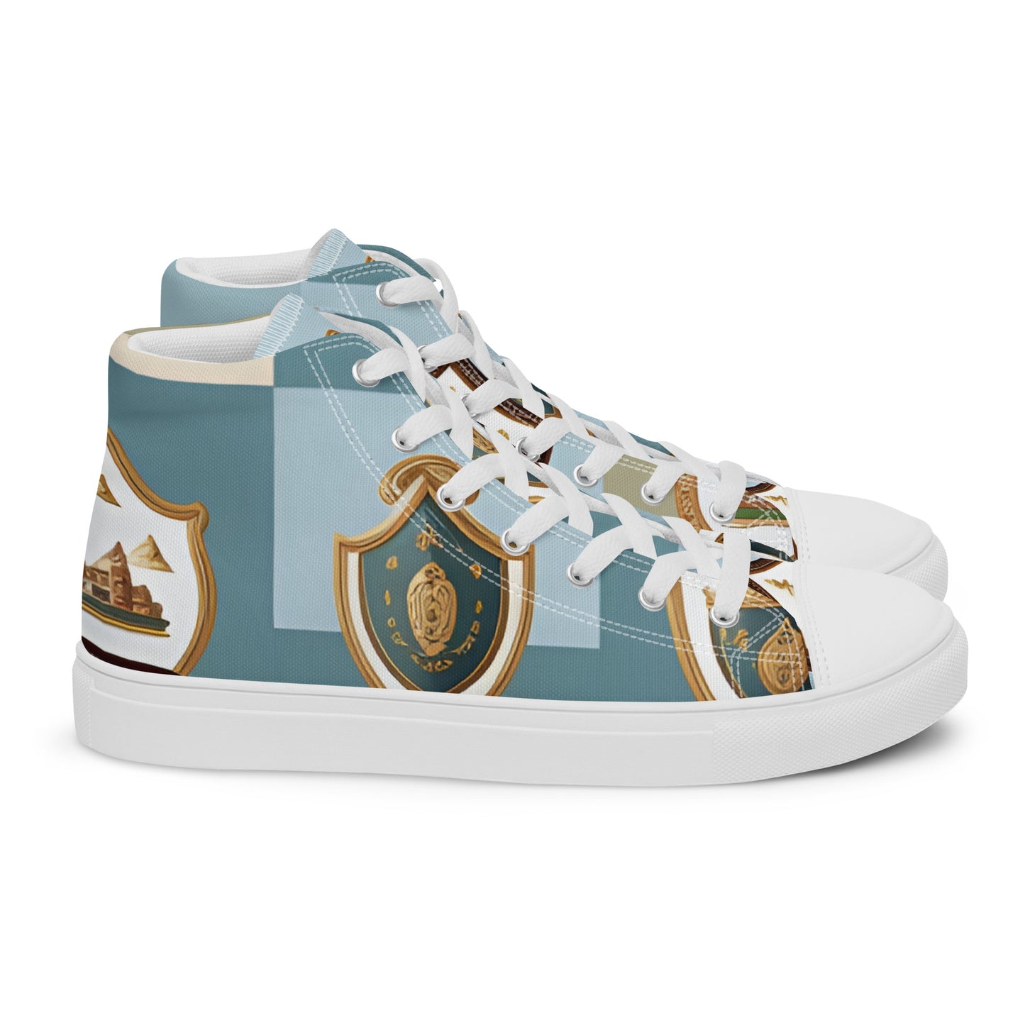 Women’s high top canvas shoes