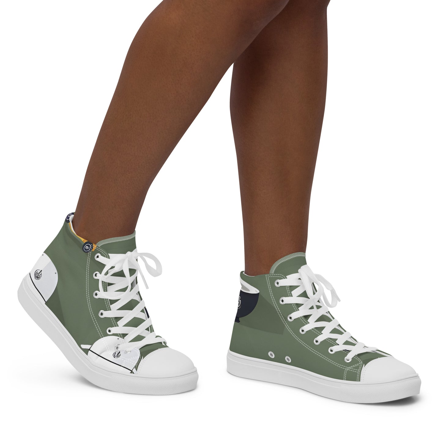 Women’s high top canvas shoes